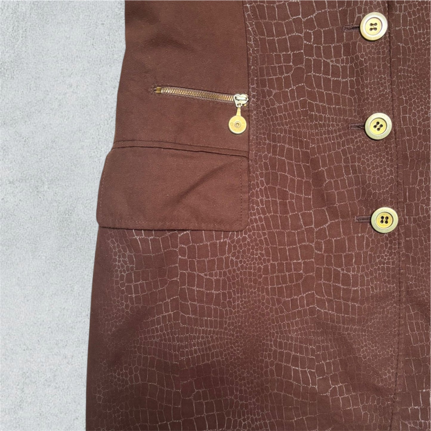 Chocolate Longline Blazer