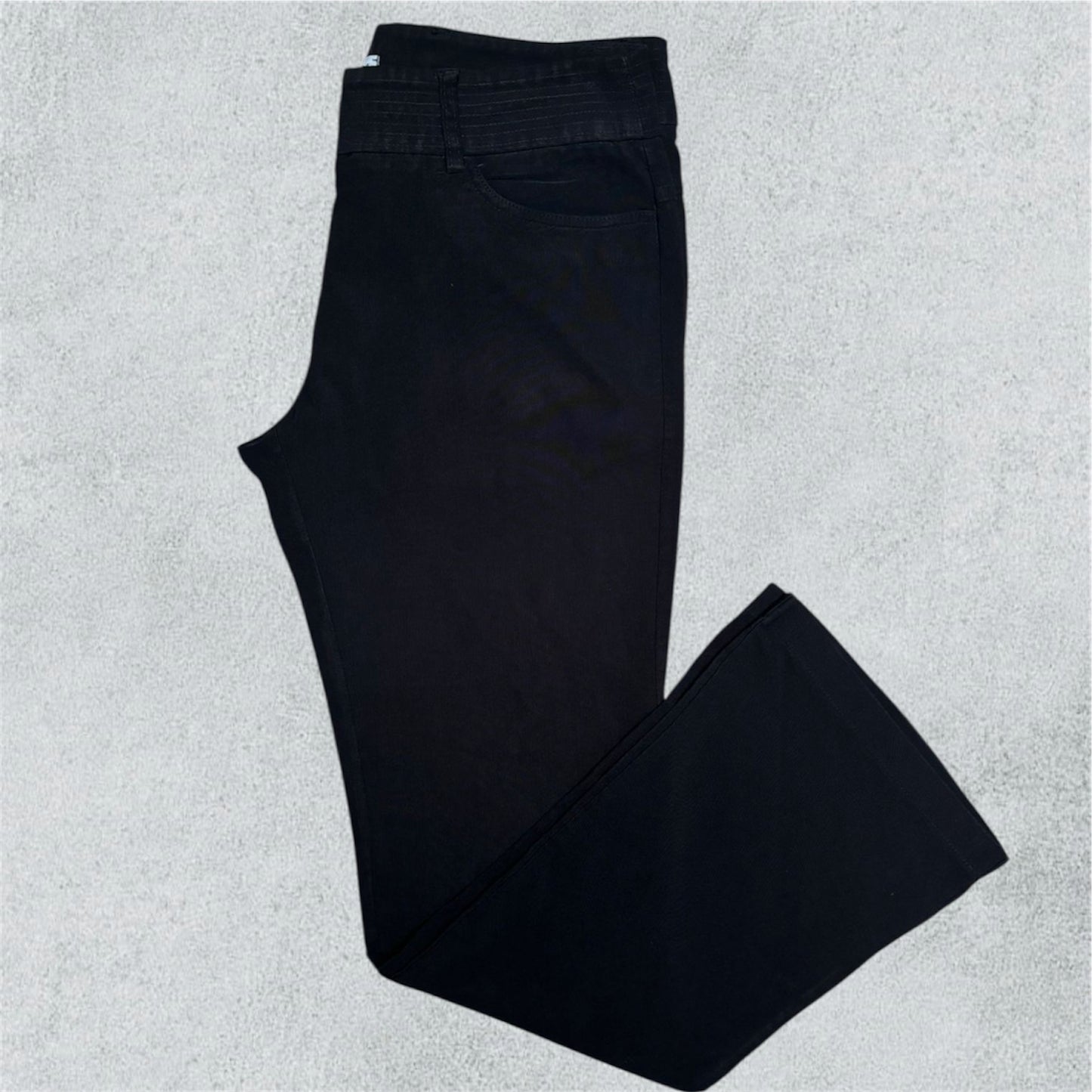 Black Pant With Red Wings On The Back