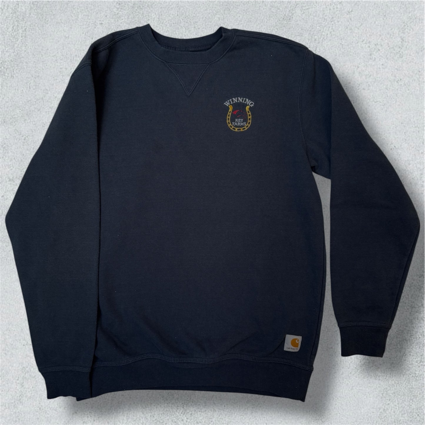 Carhartt Winning Keyfarms Blue Sweatshirt (M) - NABE vintage