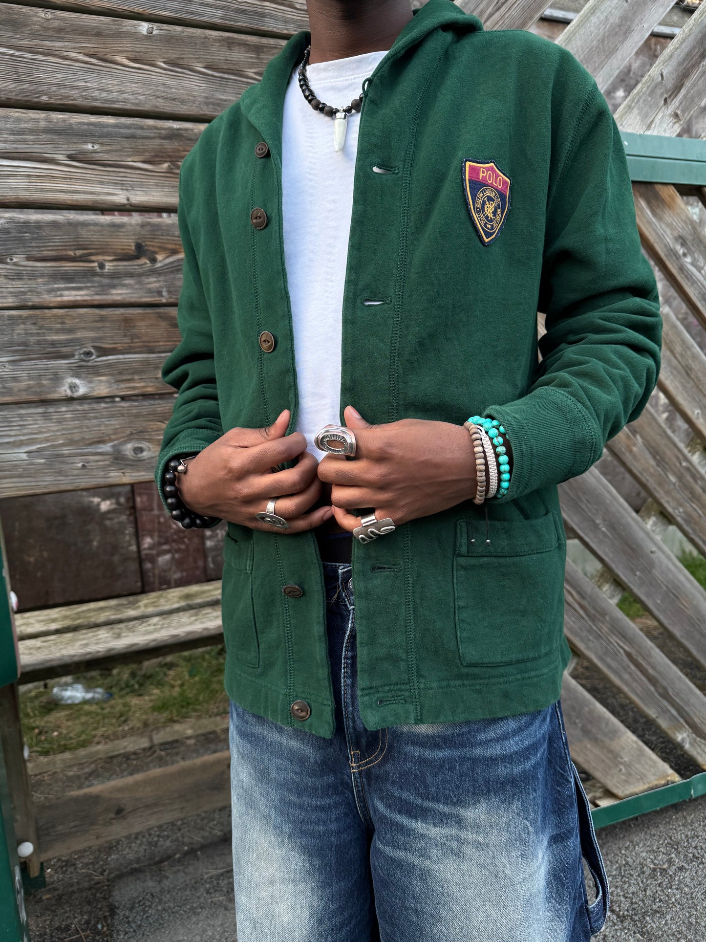 Ralph Lauren Vintage 90s Button Down Sweater (L) - NABE vintage