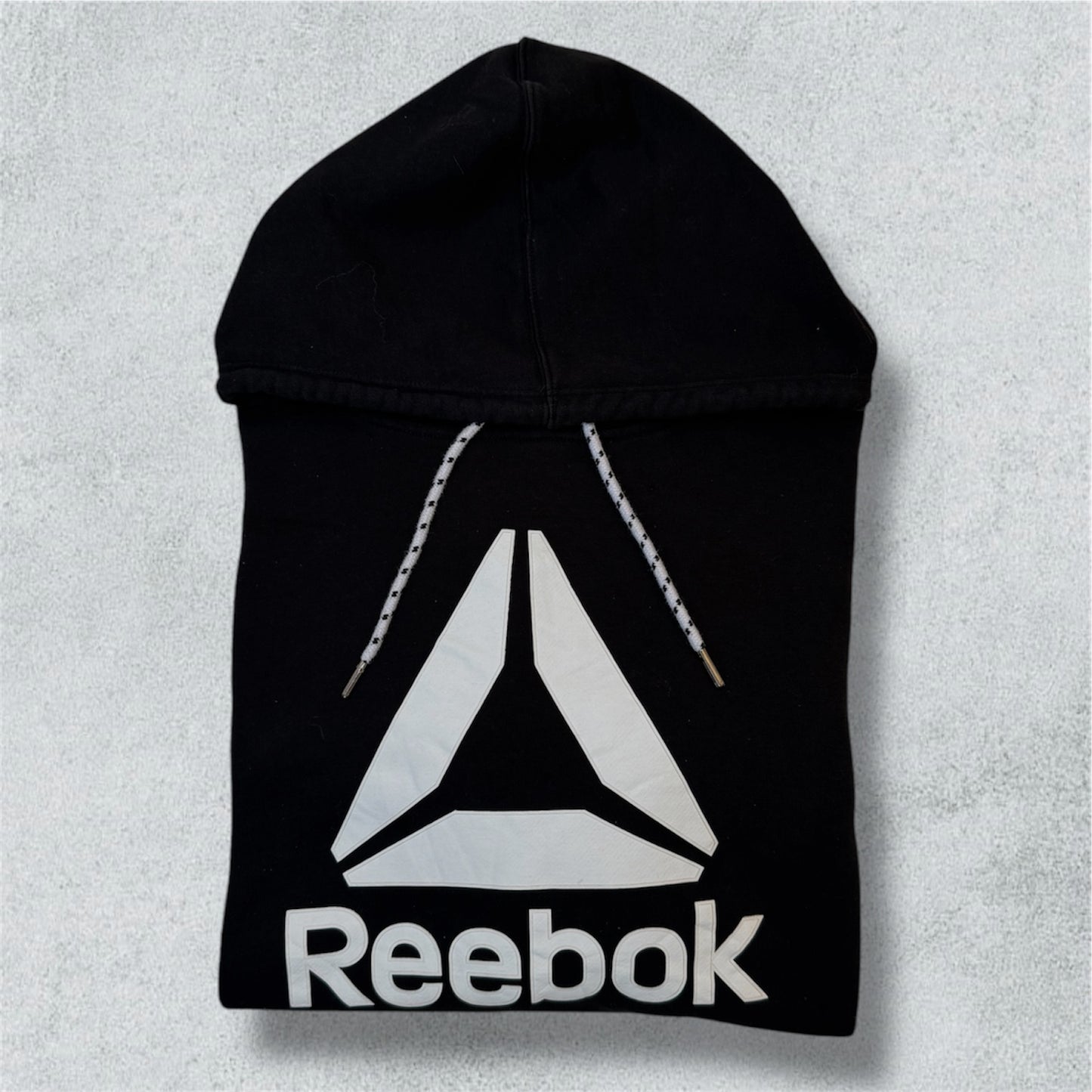 Reebok Womens Graphic Long Sleeve Cropped Hoodie (XL) - NABE vintage