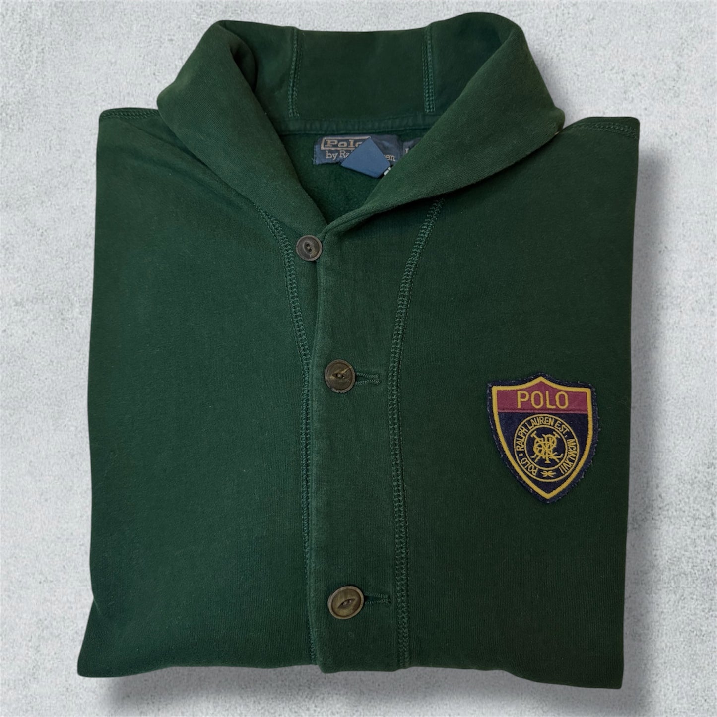 Ralph Lauren Vintage 90s Button Down Sweater (L) - NABE vintage