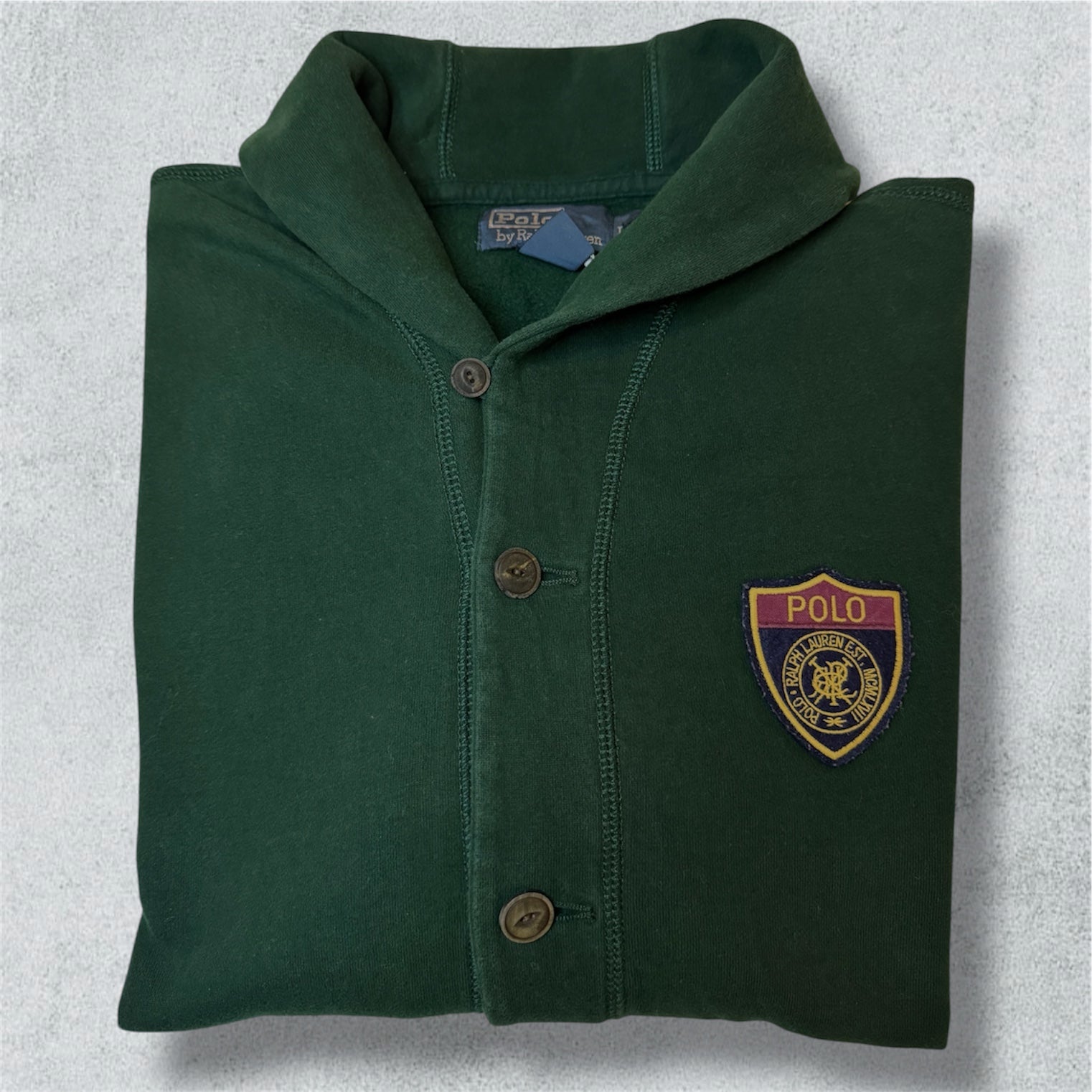 Ralph Lauren Vintage 90s Button Down Sweater (L) - NABE vintage