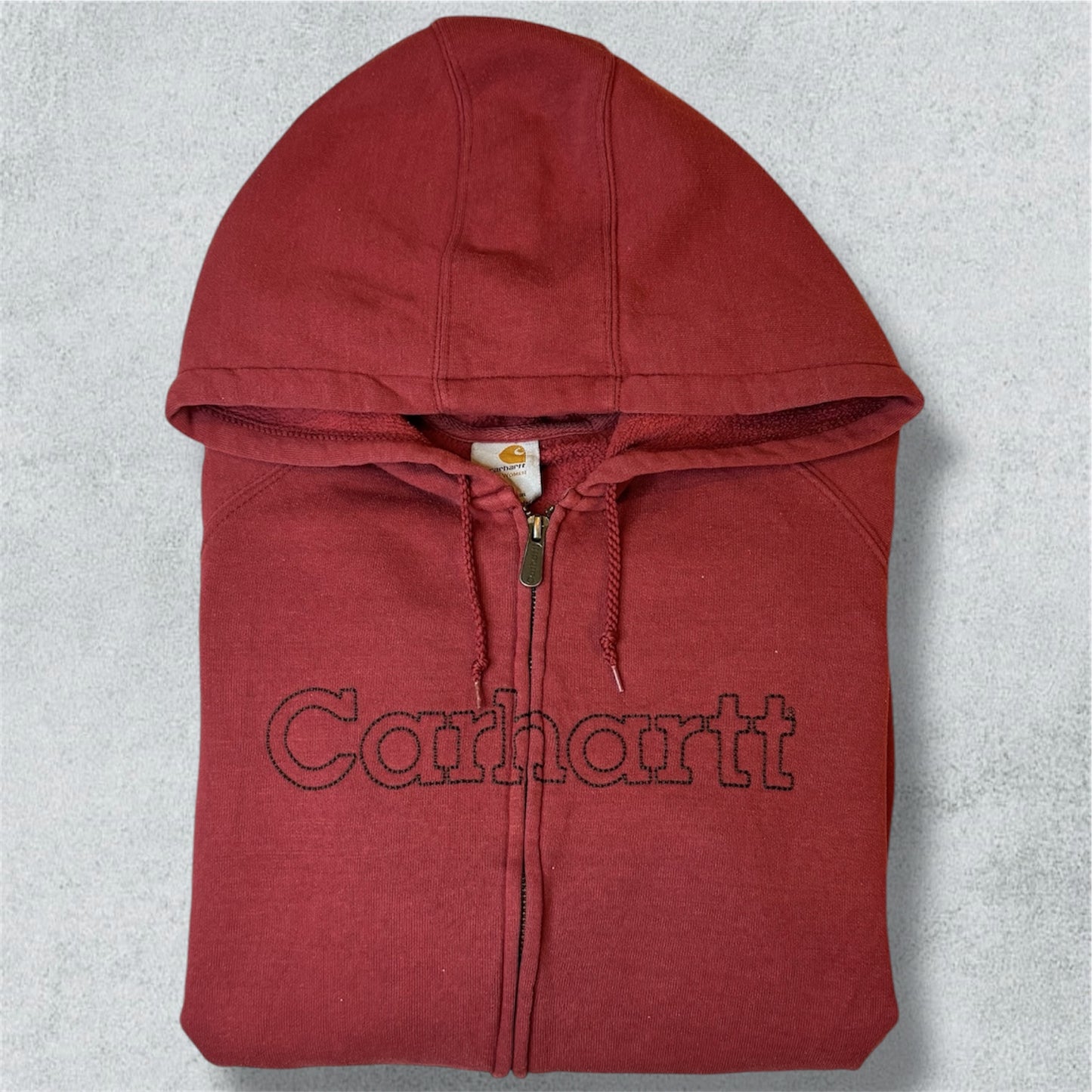 Vintage Carhartt Full Zip Red Hoodie 00’s (L) - NABE vintage