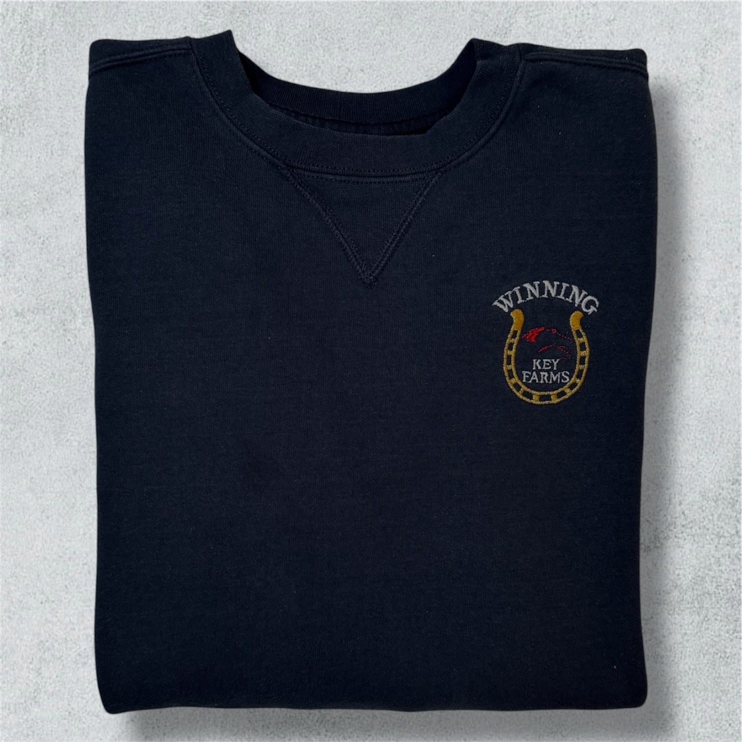 Carhartt Winning Keyfarms Blue Sweatshirt (M) - NABE vintage