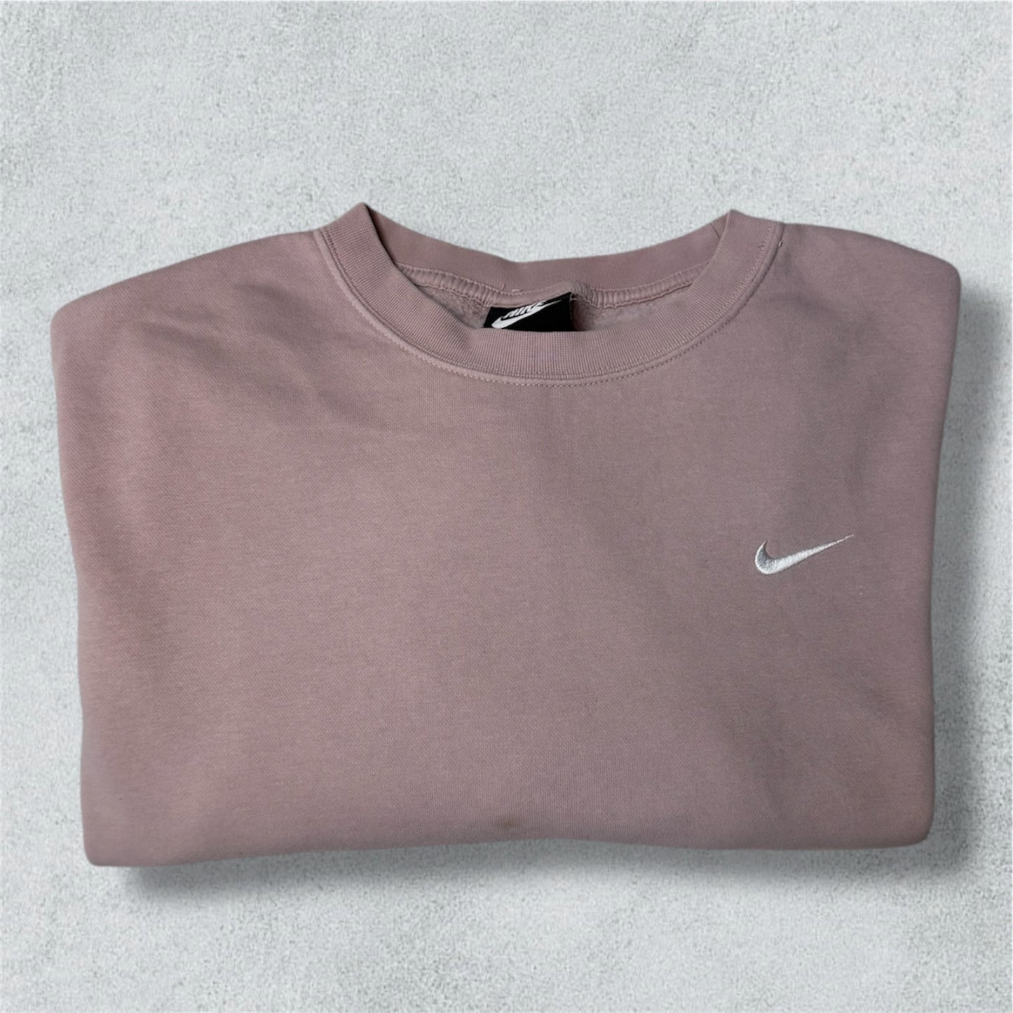 Nike Baby Pink Long Sleeve Crew Neck (XL) - NABE vintage