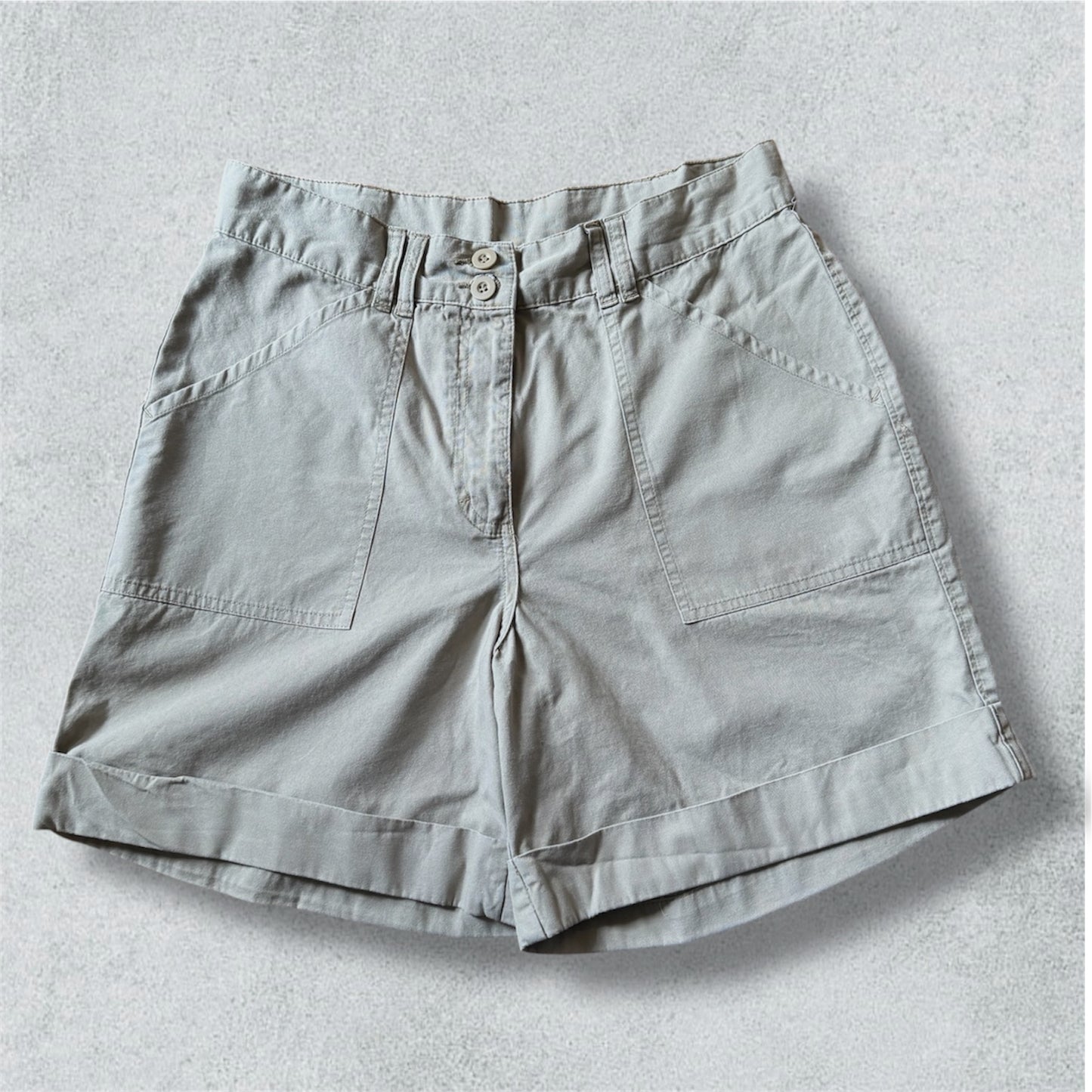 Beige Cargo Short
