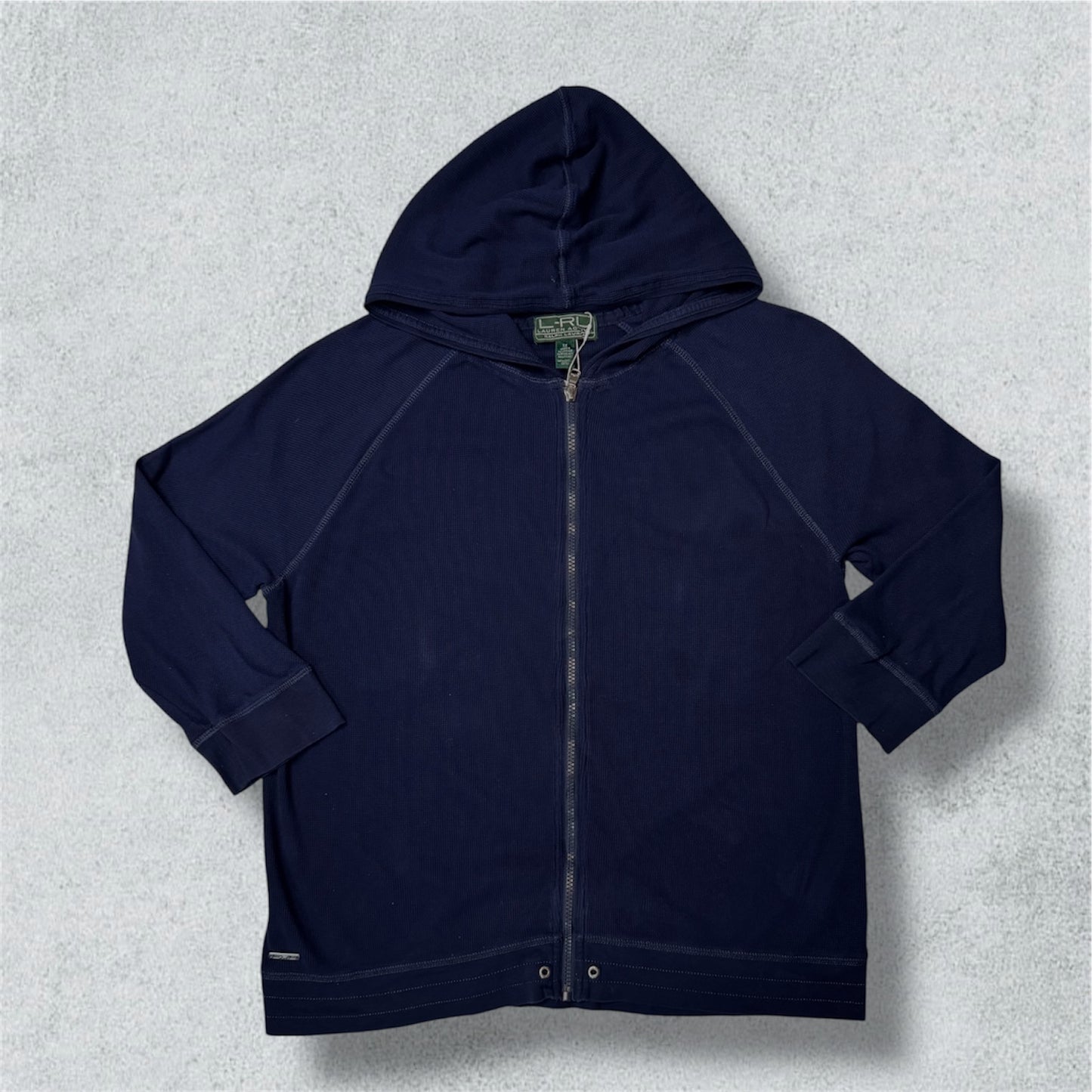 Ralph Lauren Active Sweater Navy Blue Hoodie (1XL) - NABE vintage