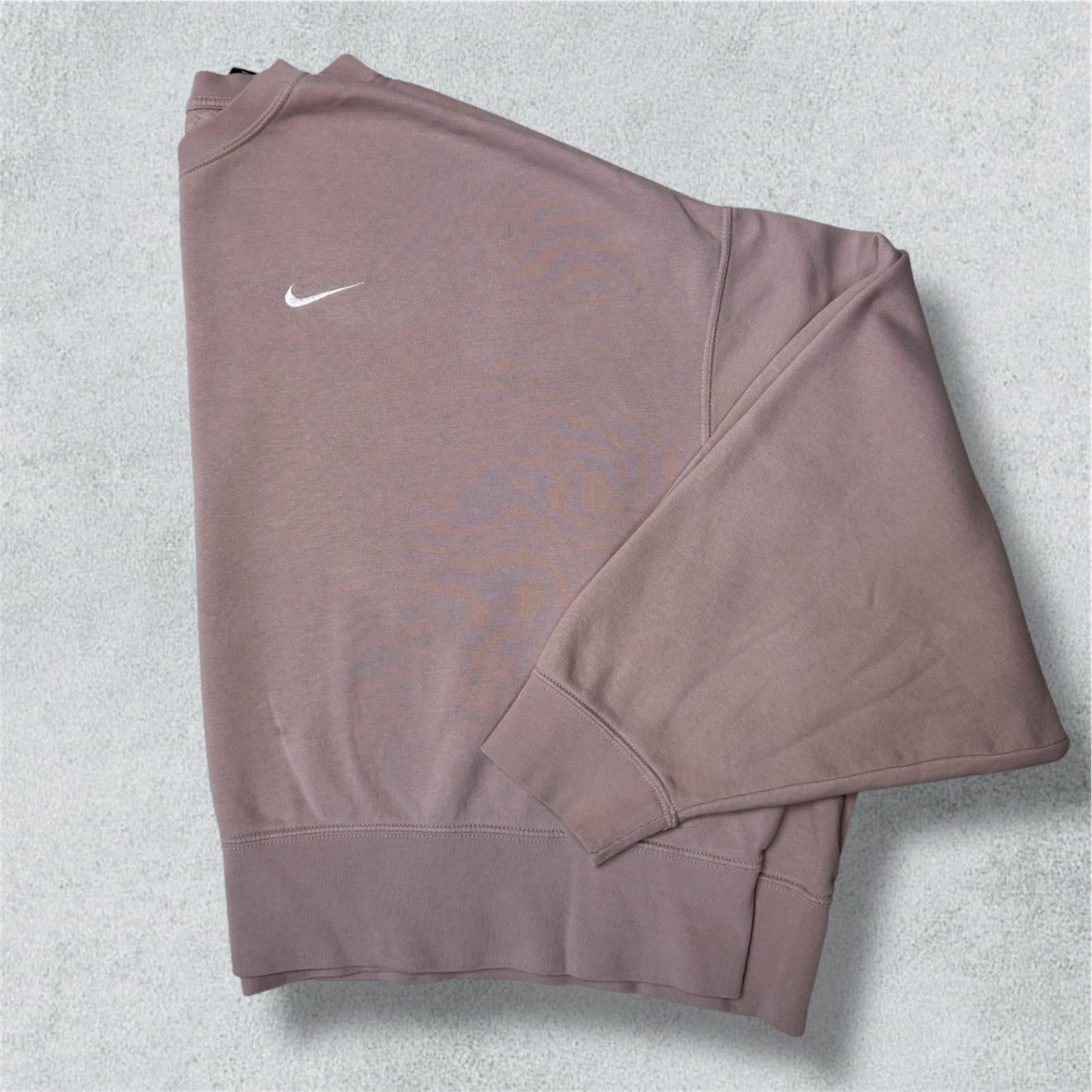 Nike Baby Pink Long Sleeve Crew Neck (XL) - NABE vintage