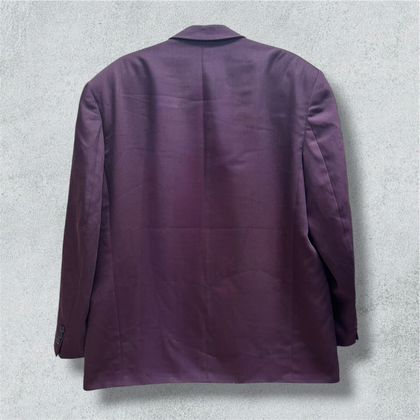 Purple Double-Breasted Blazer Unisex