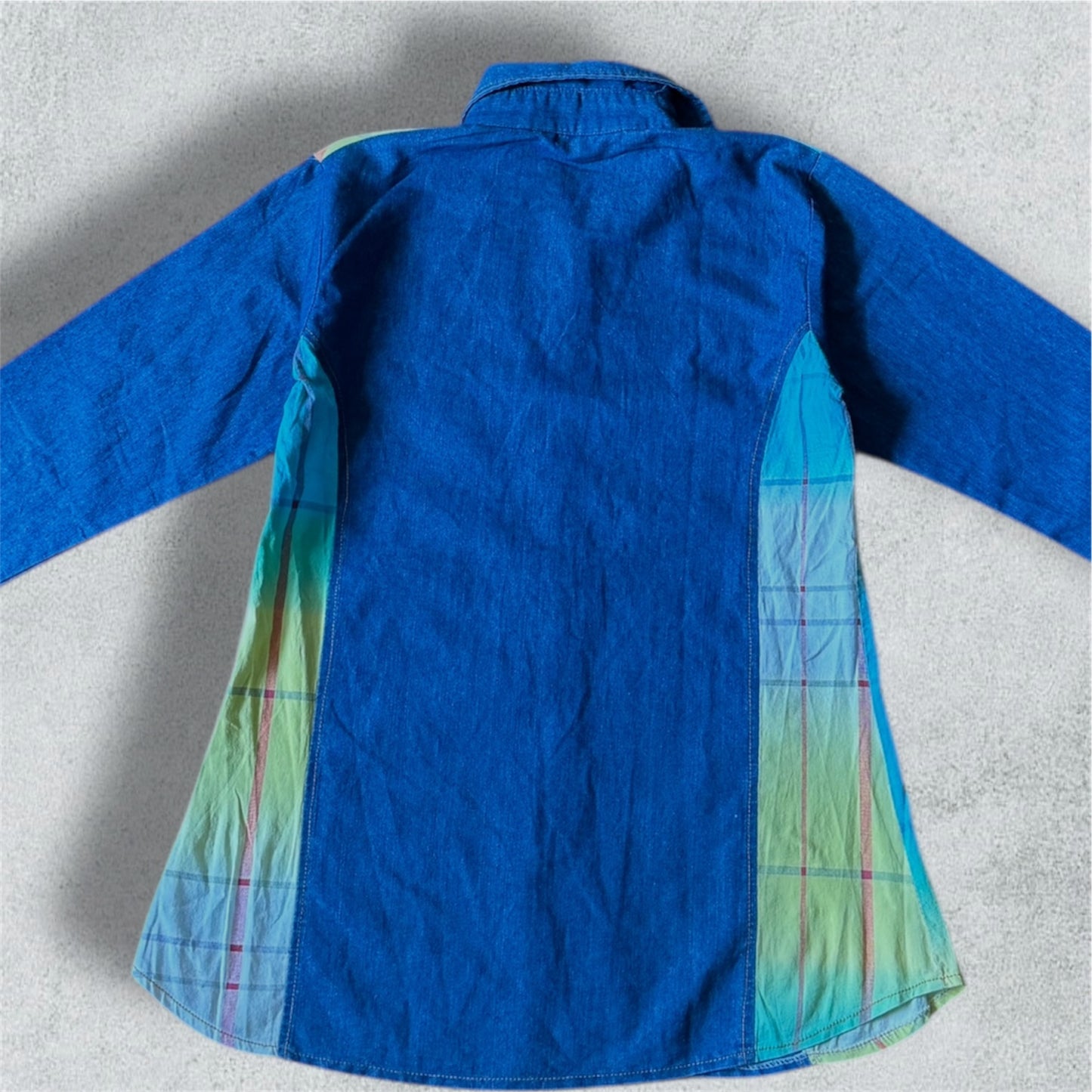 Denim Patchwork Shirt