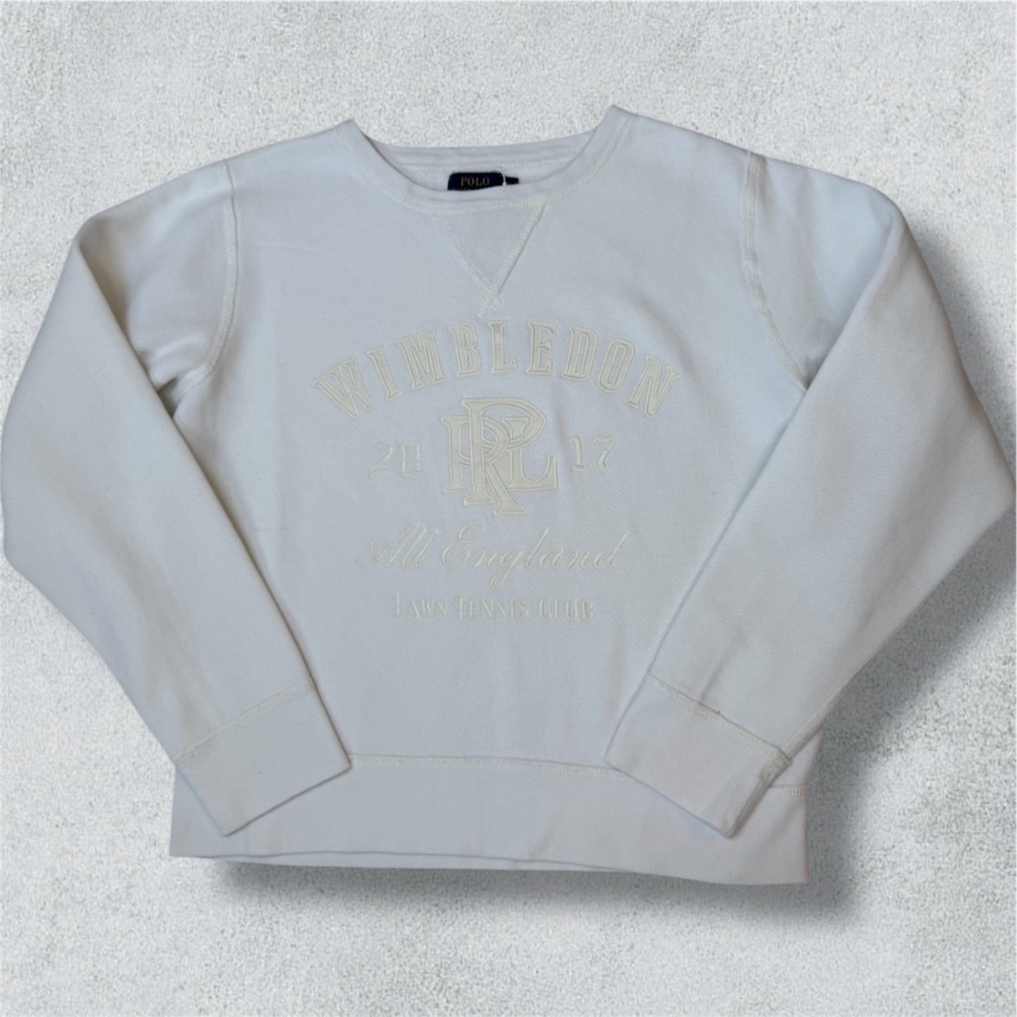 Ralph Lauren Wimbledon Lawn Tennis Club Sweatshirt (M) - NABE vintage