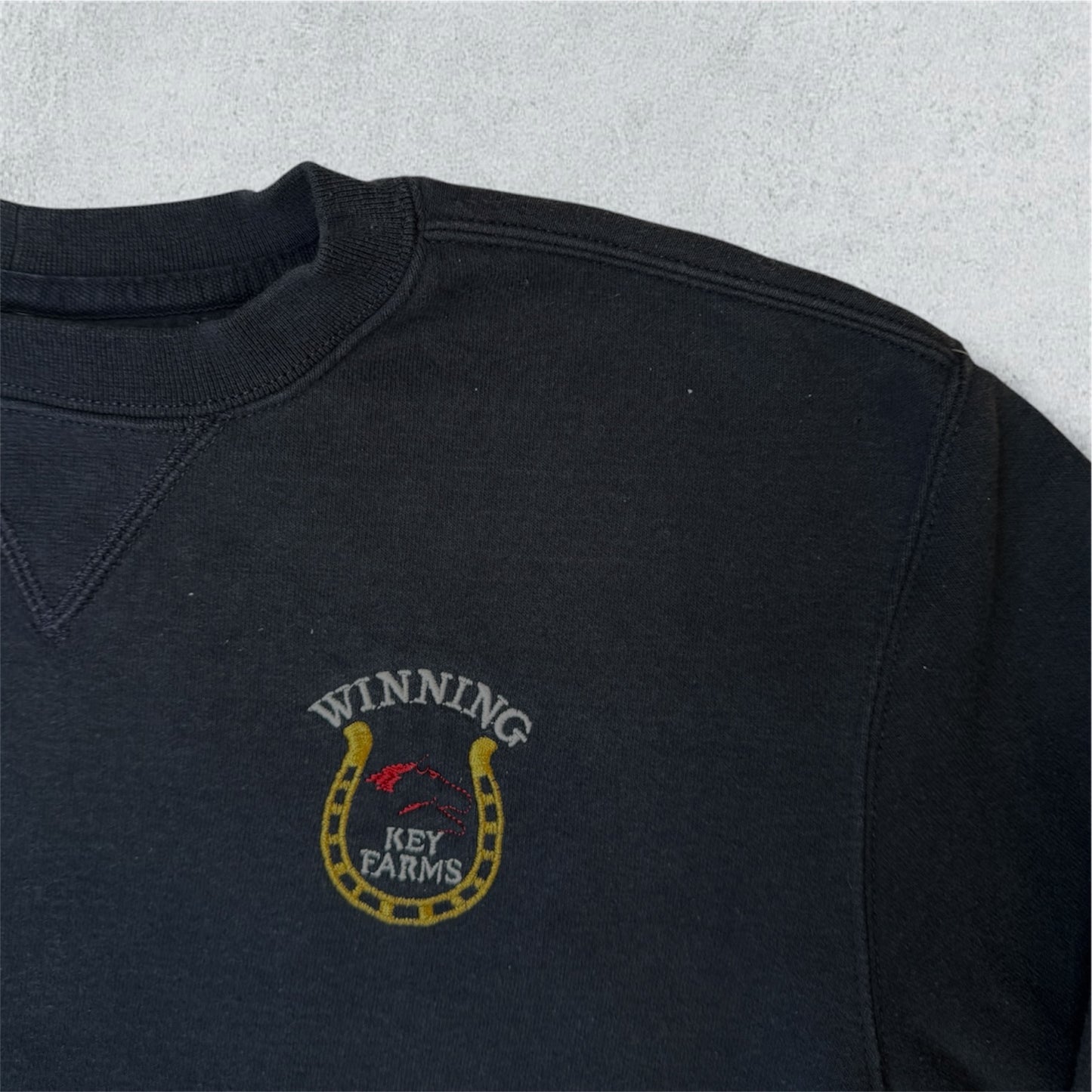 Carhartt Winning Keyfarms Blue Sweatshirt (M) - NABE vintage
