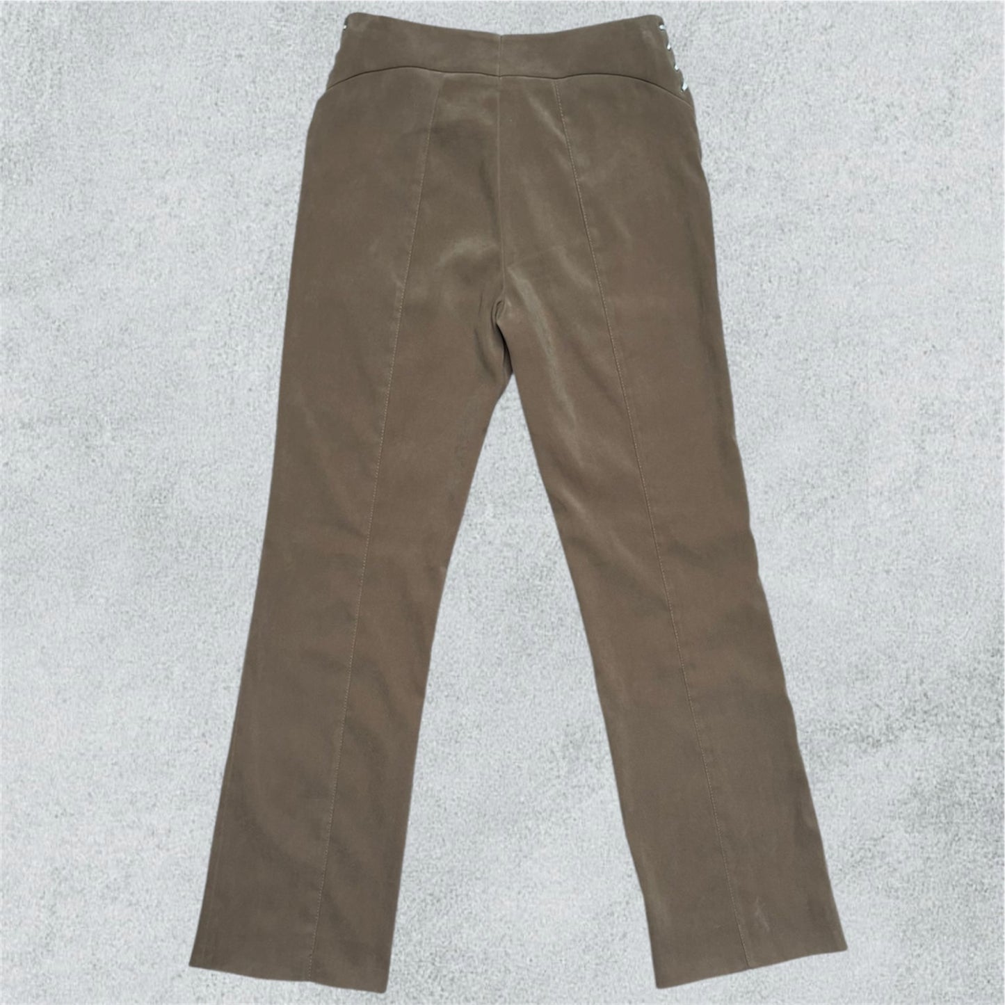 Light Brown Trouser With White Strings