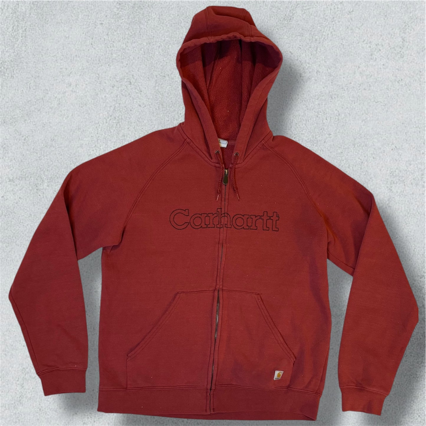 Vintage Carhartt Full Zip Red Hoodie 00’s (L) - NABE vintage