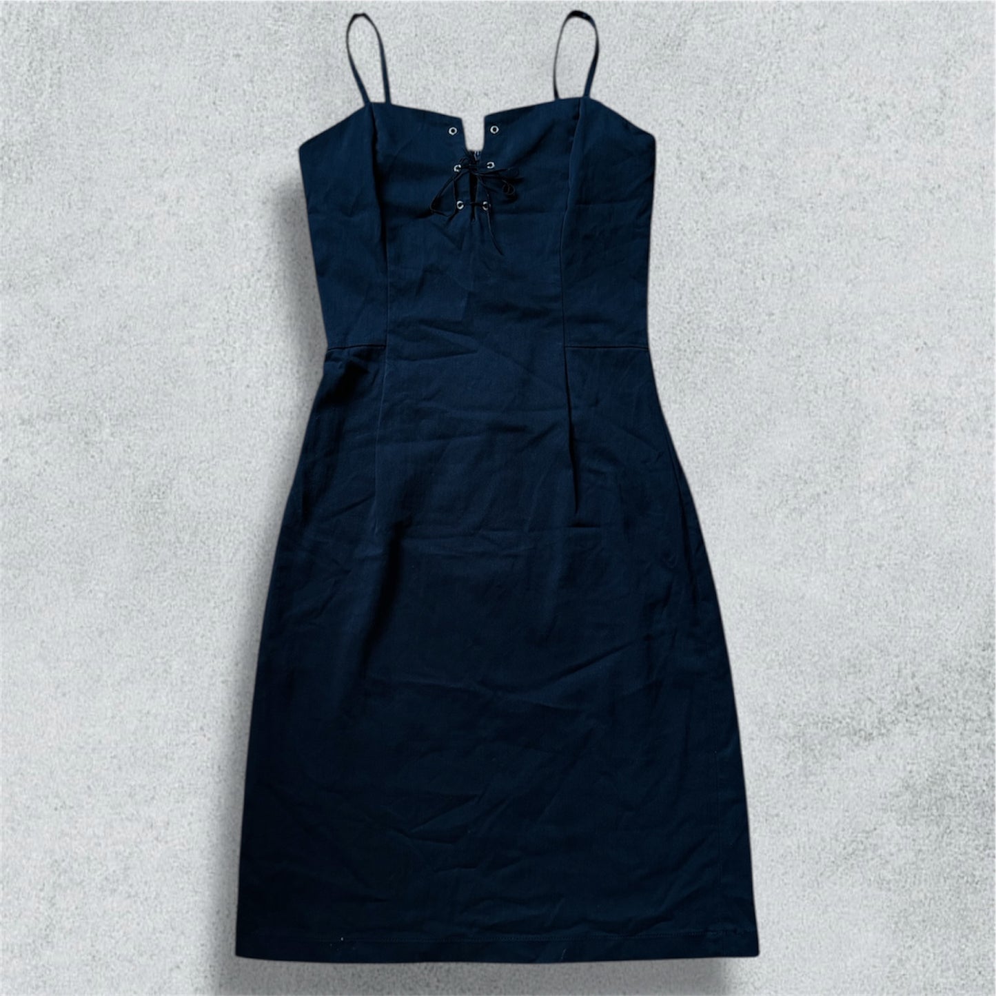 Long Black Dress With Corset top