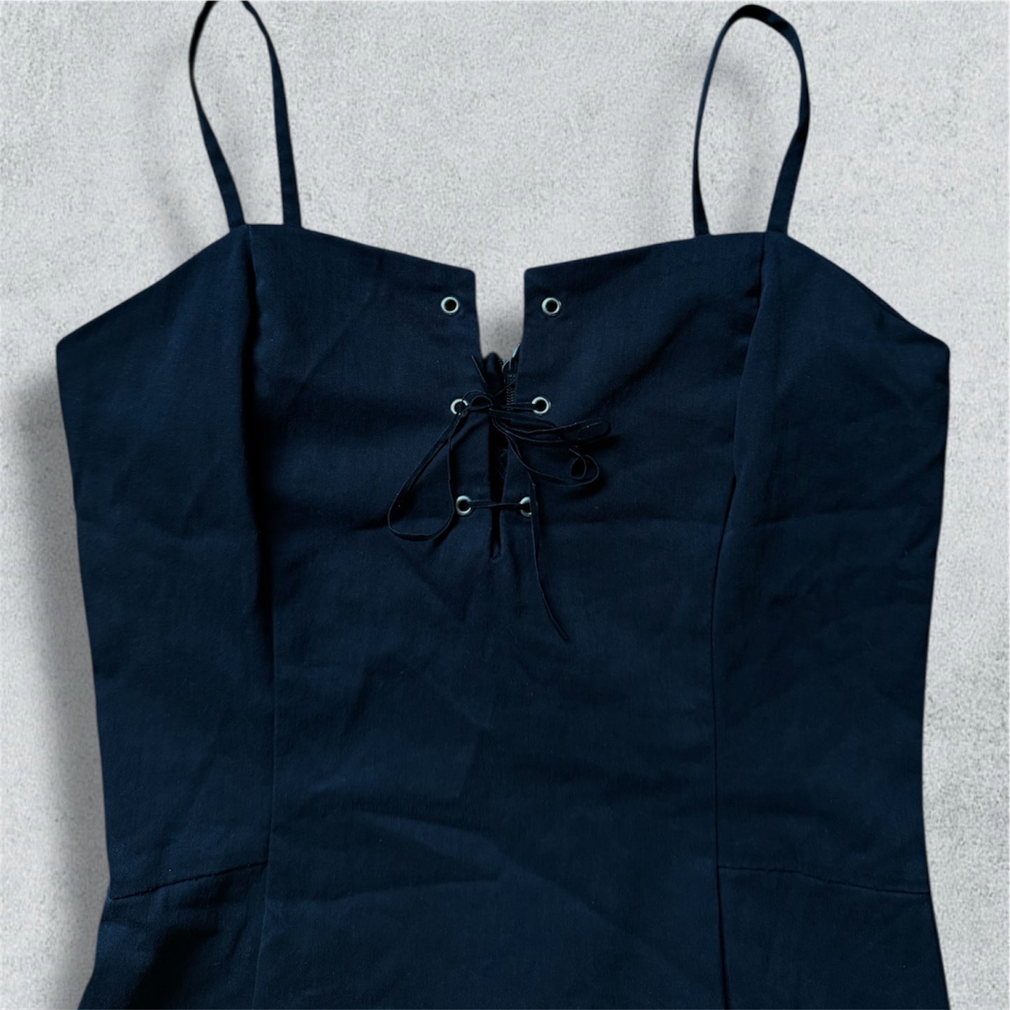 Long Black Dress With Corset top