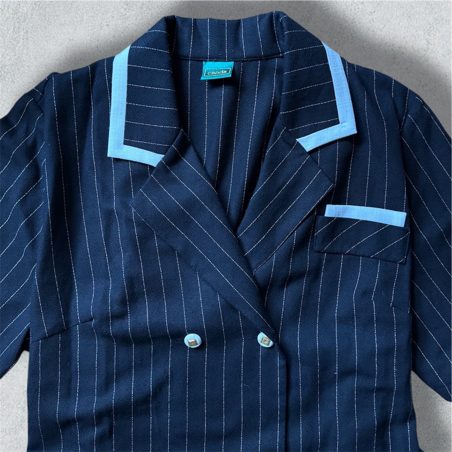 Blue And Withe Stripped Dress