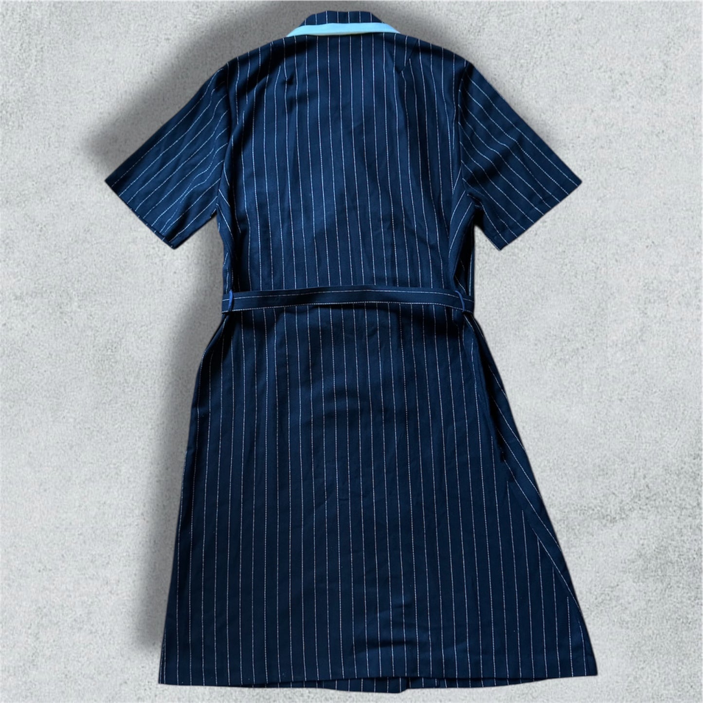 Blue And Withe Stripped Dress
