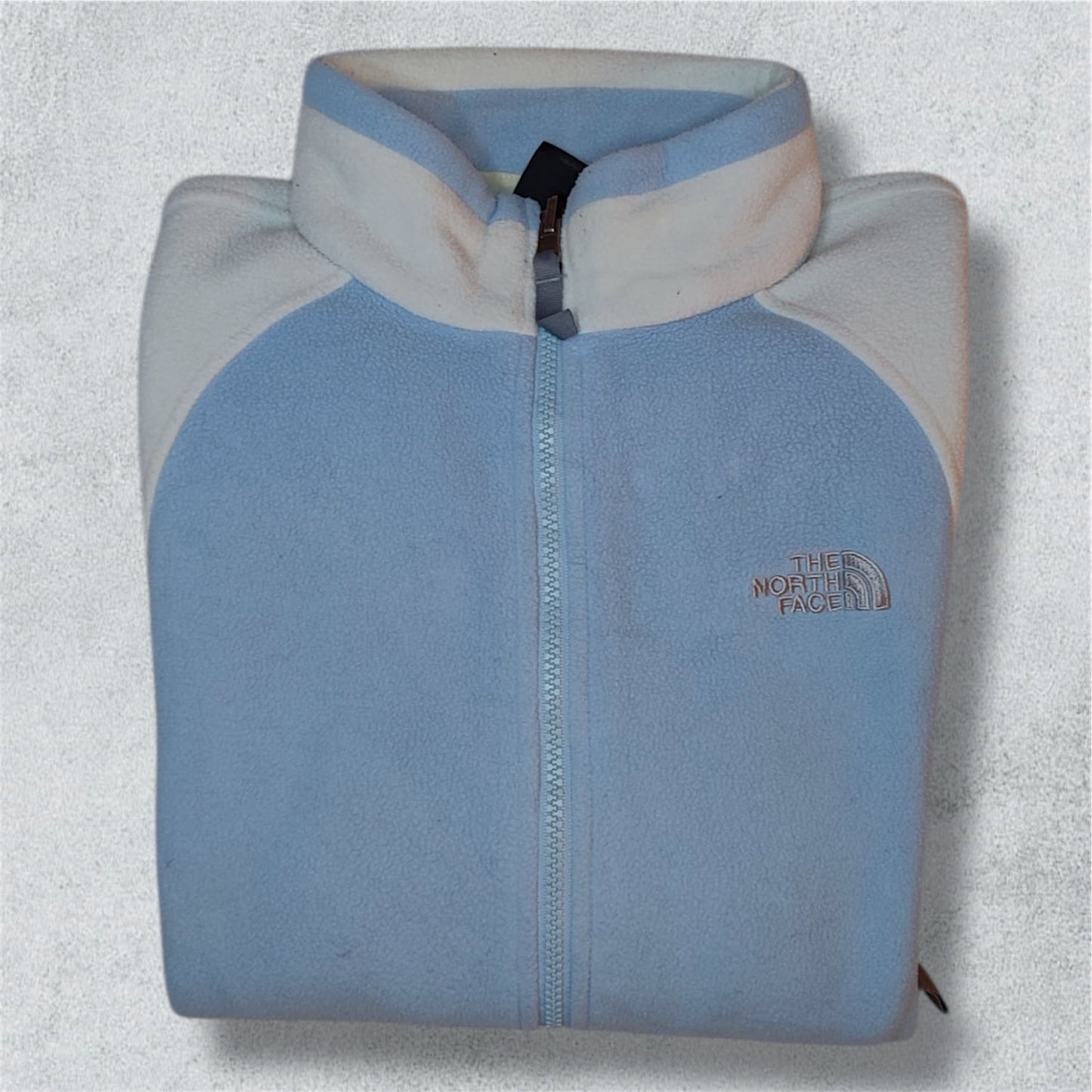 The North Face Blue And White Fleece (L) - NABE vintage