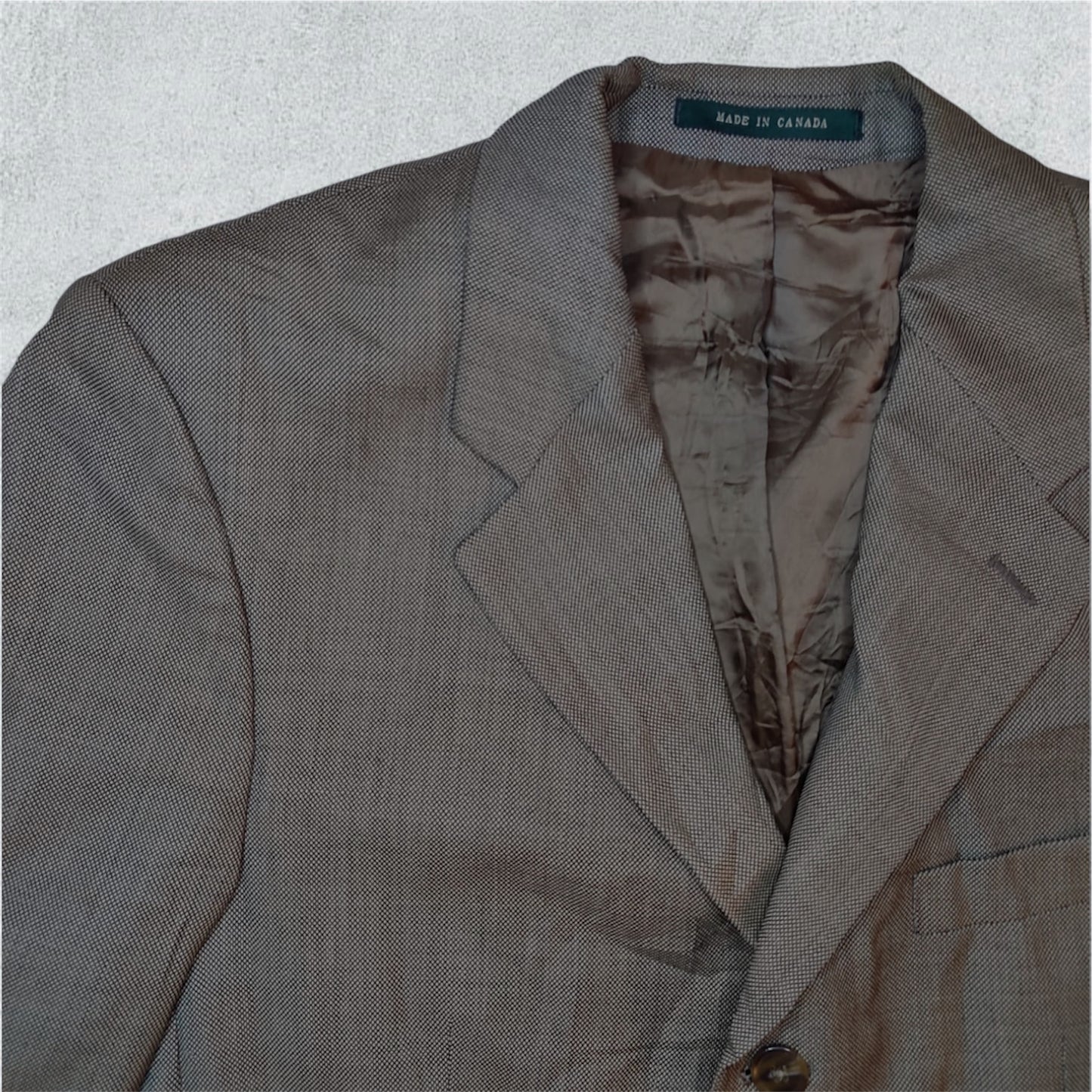 Ralph Lauren Brown Silk Blazer (L) - NABE vintage