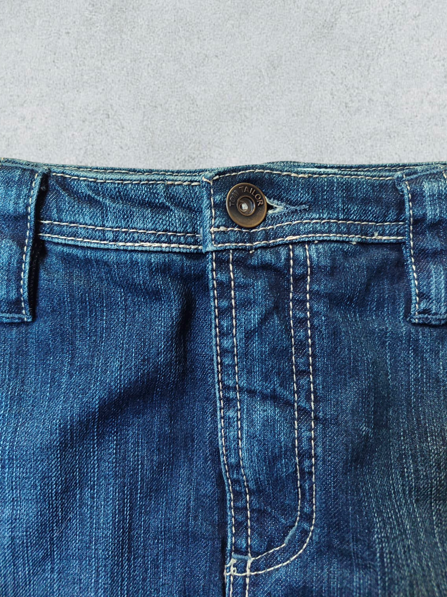 Tom Tailor Women Skirt Blue Dark Denim