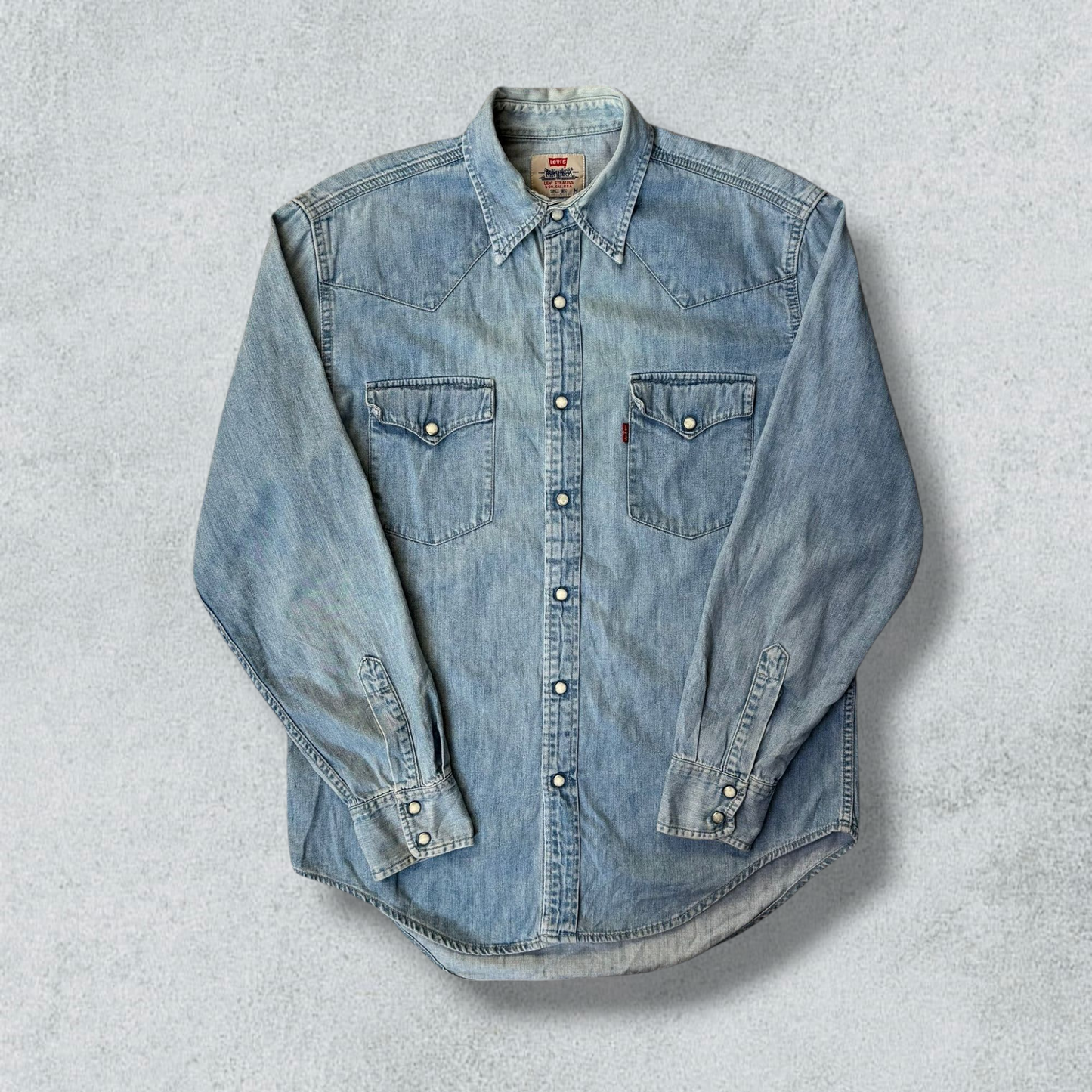 Vintage Levis Long Sleeve Denim Jeans Shirt