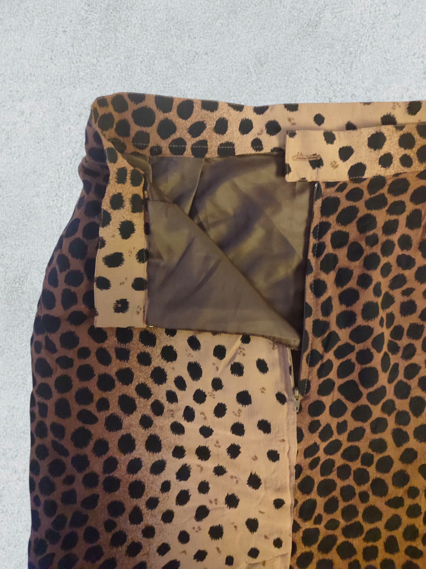 Leopard Print Skirt