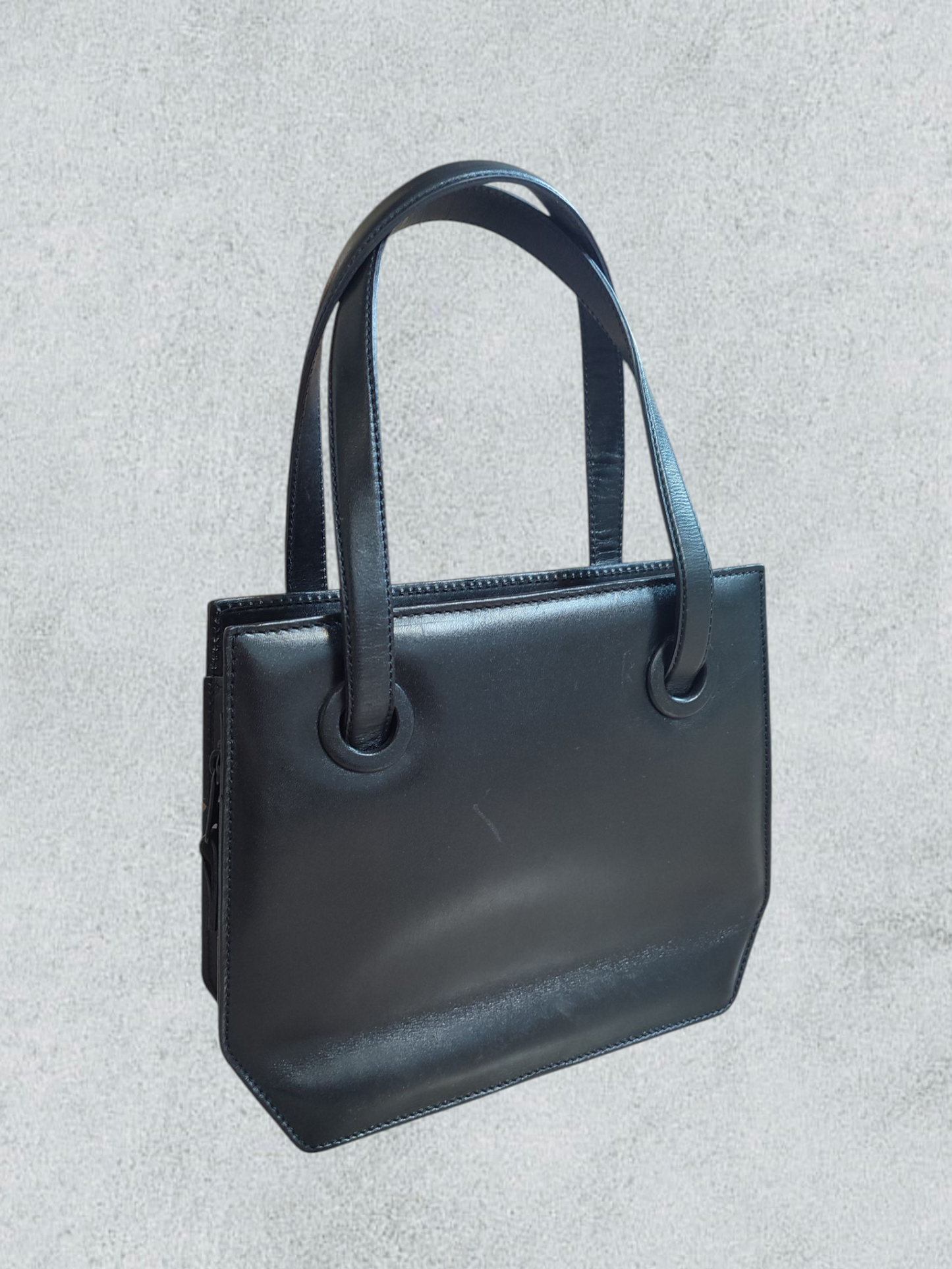 Oliver Strelli Black Leather Vintage Bag