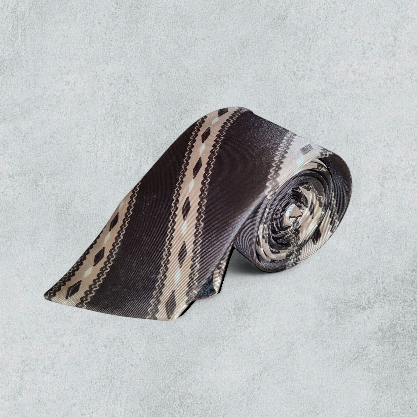 Diagonal Striped Tie, Made By Italsilk Rome