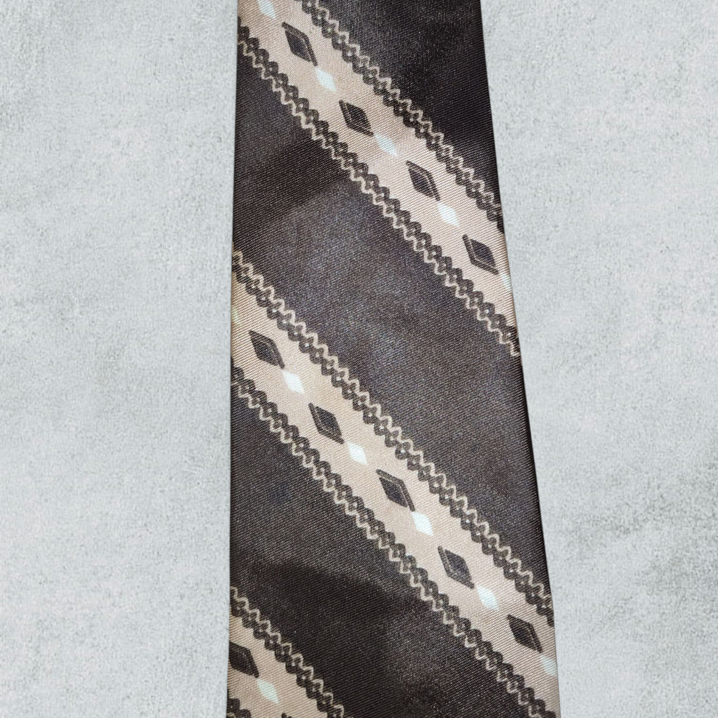 Diagonal Striped Tie, Made By Italsilk Rome