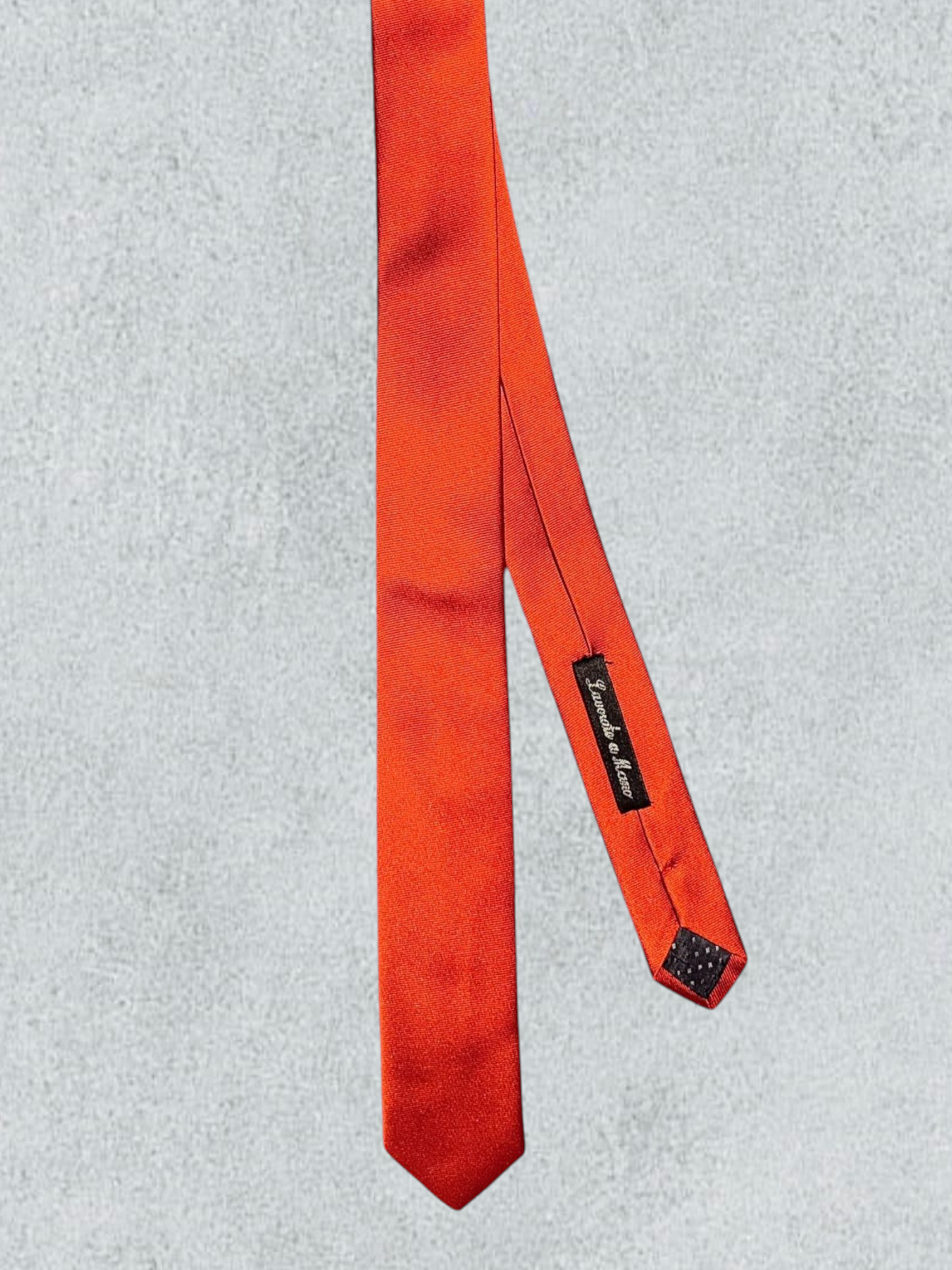 Elegant Handcrafted Red Silk Tie