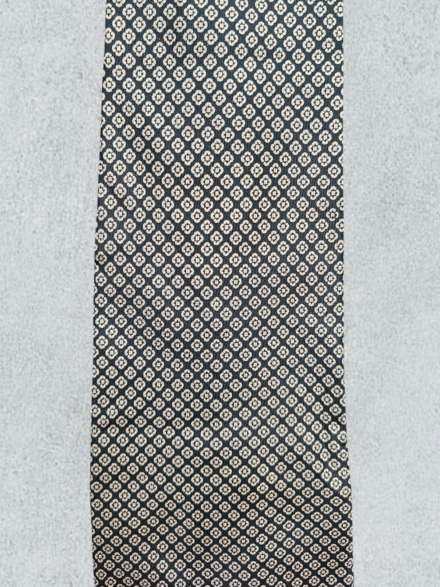 Vintage Tie With A Geometric Micro-Pattern