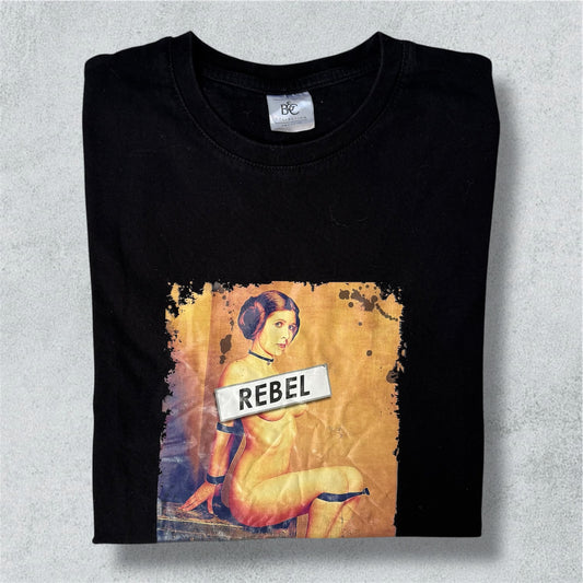 Star Wars Inspired Princess Leia Rebel T-Shirt (S) - NABE vintage