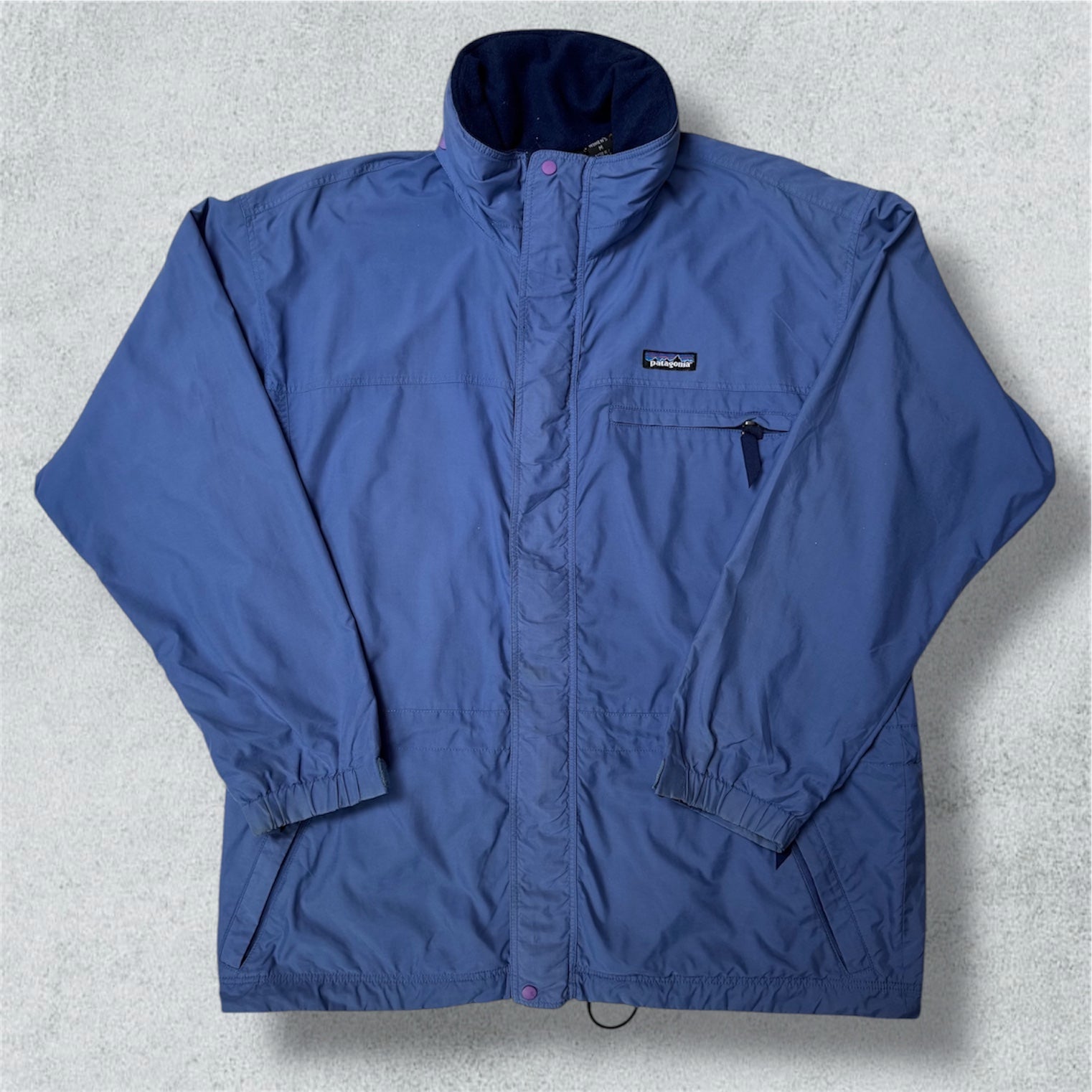 Vintage Patagonia Jacket Blue Full Zip (M) - NABE vintage