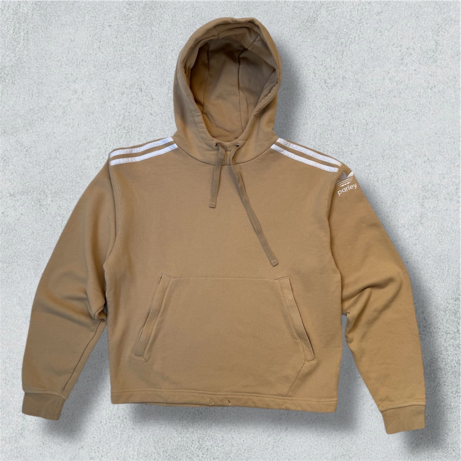 Mens Adicolor Parley Hoodie Magic Beige (XS) - NABE vintage