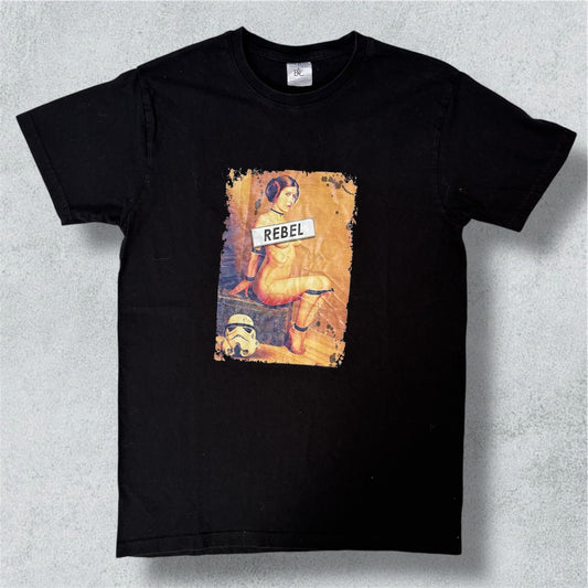 Star Wars Inspired Princess Leia Rebel T-Shirt (S) - NABE vintage
