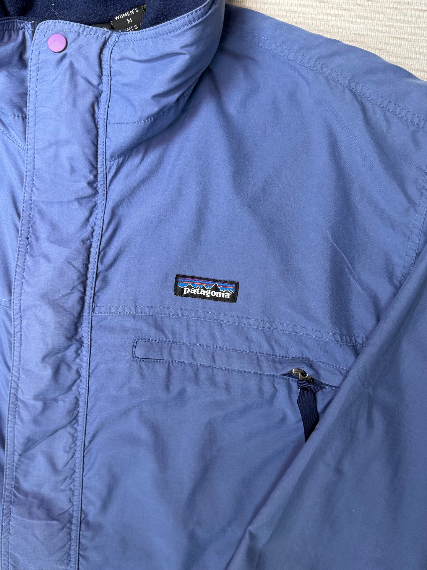 Vintage Patagonia Jacket Blue Full Zip (M) - NABE vintage