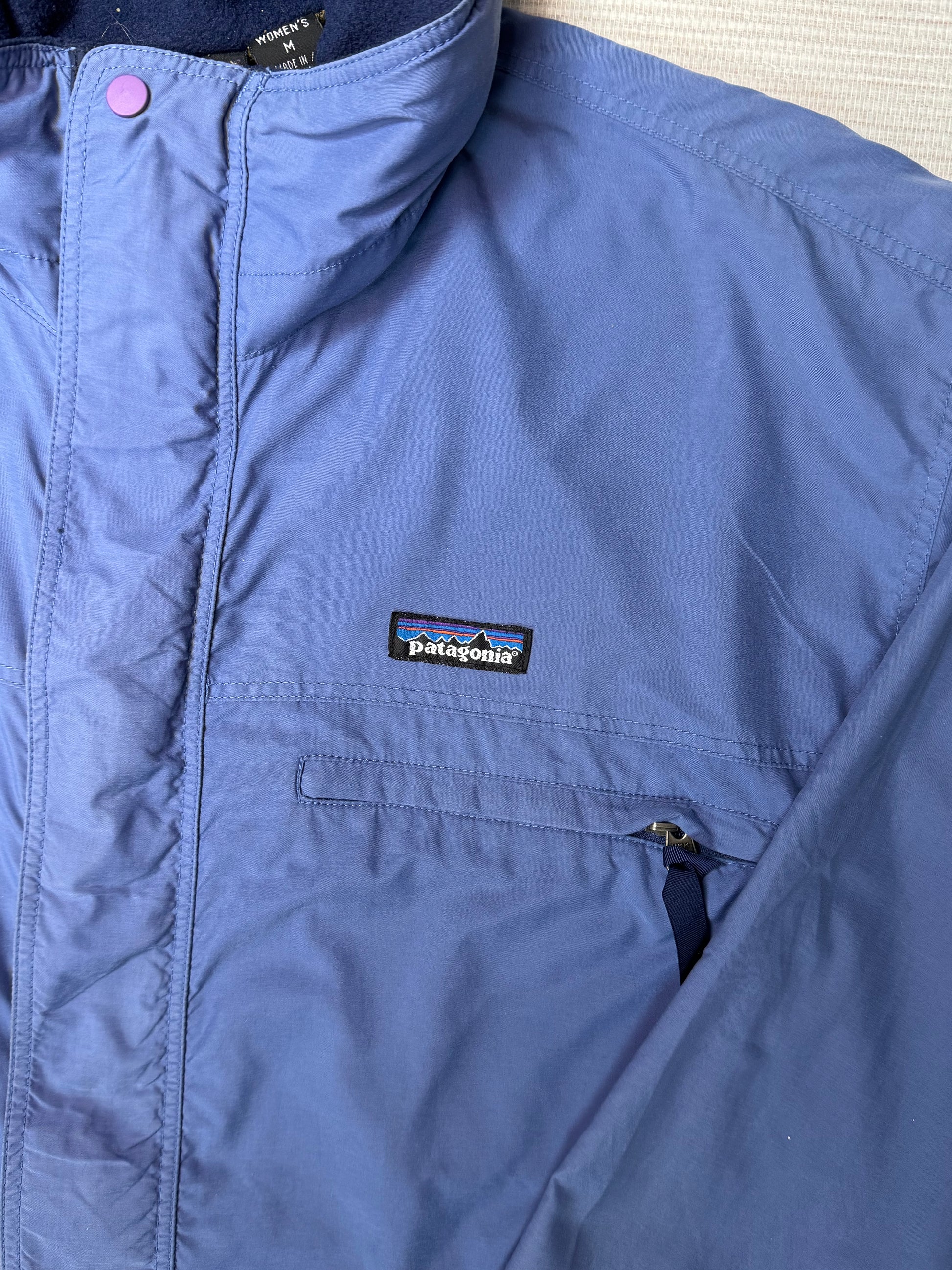 Vintage Patagonia Jacket Blue Full Zip (M) - NABE vintage