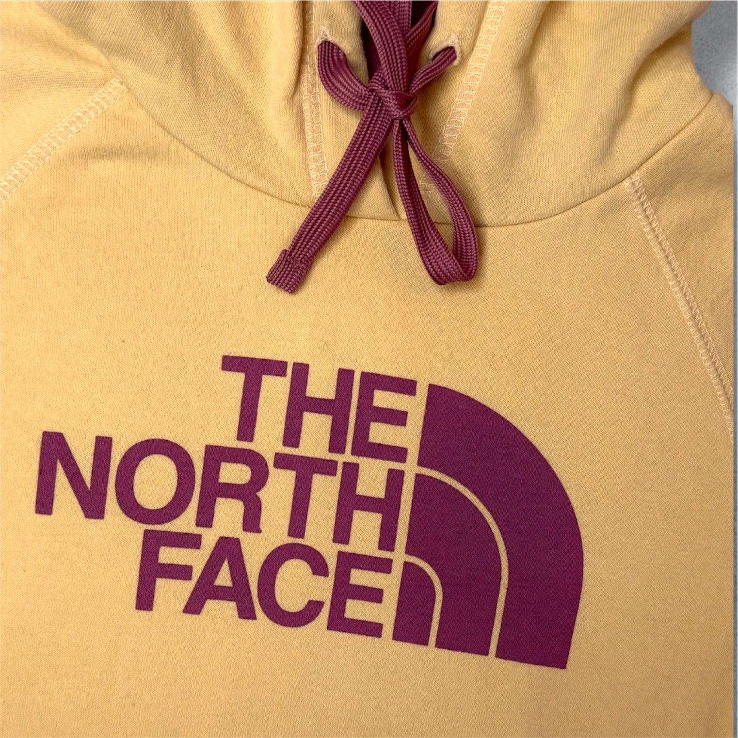 The North Face Yellow Hoodie (S) - NABE vintage