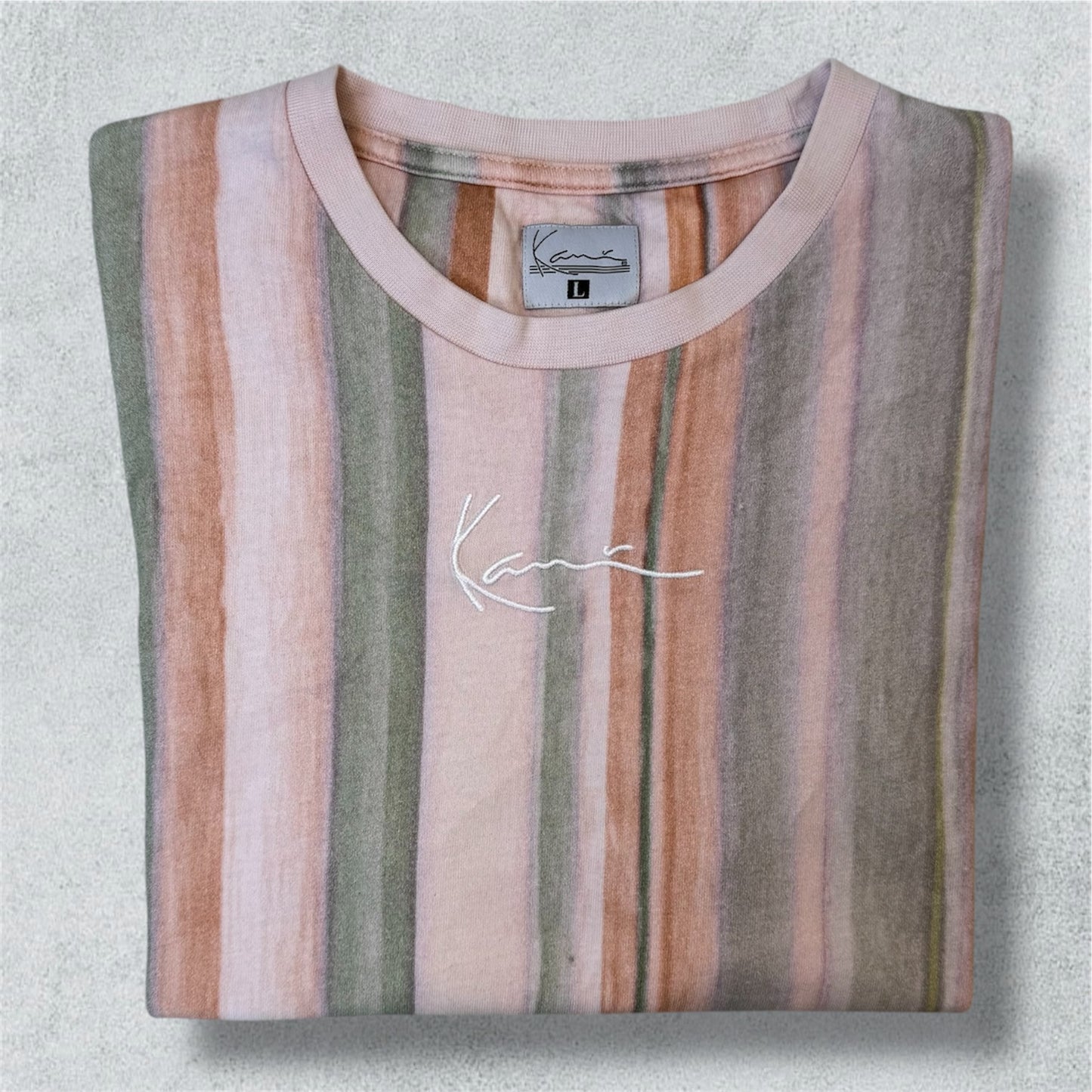 Karl Kani Multicolor Stripped Shirt (L) - NABE vintage