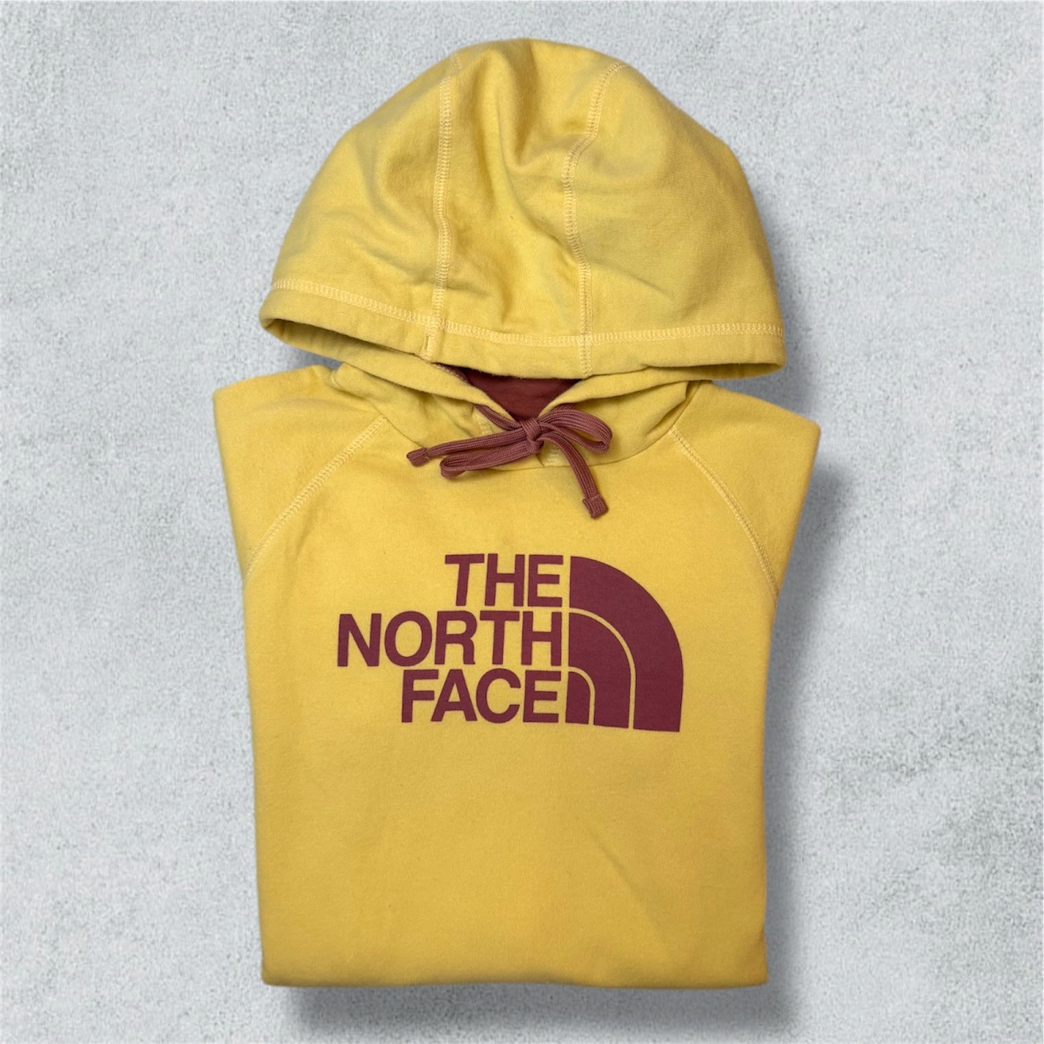 The North Face Yellow Hoodie (S) - NABE vintage