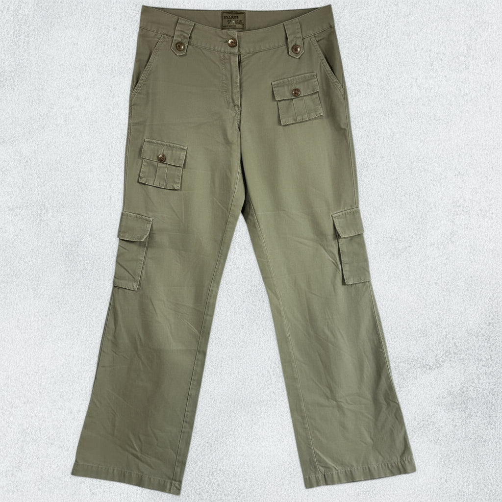 Kaki Multi-pocket Cargo Pant