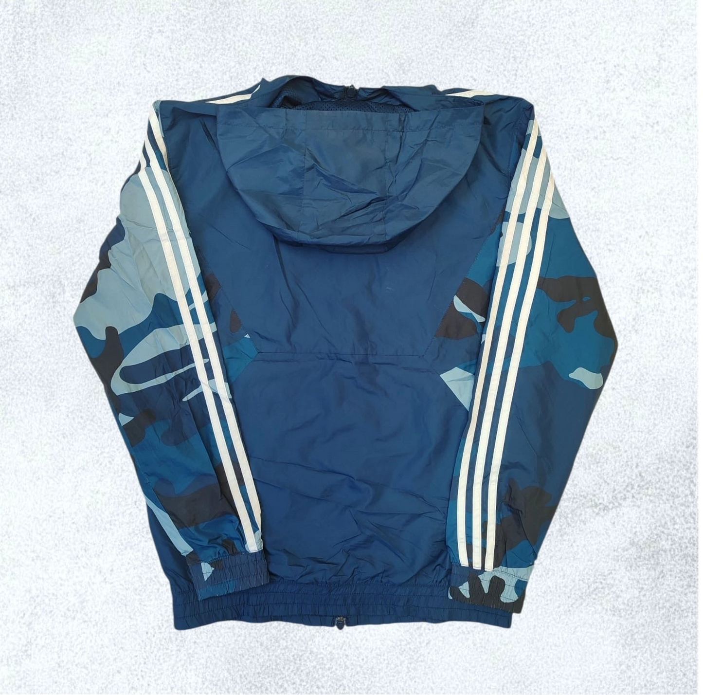 Vintage Adidas Originals camouflage windbreaker jacket
