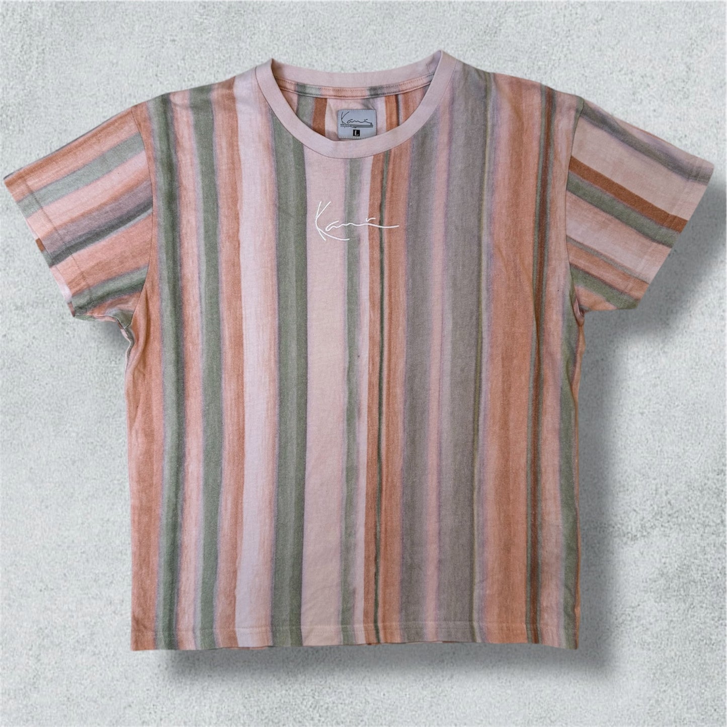 Karl Kani Multicolor Stripped Shirt (L) - NABE vintage
