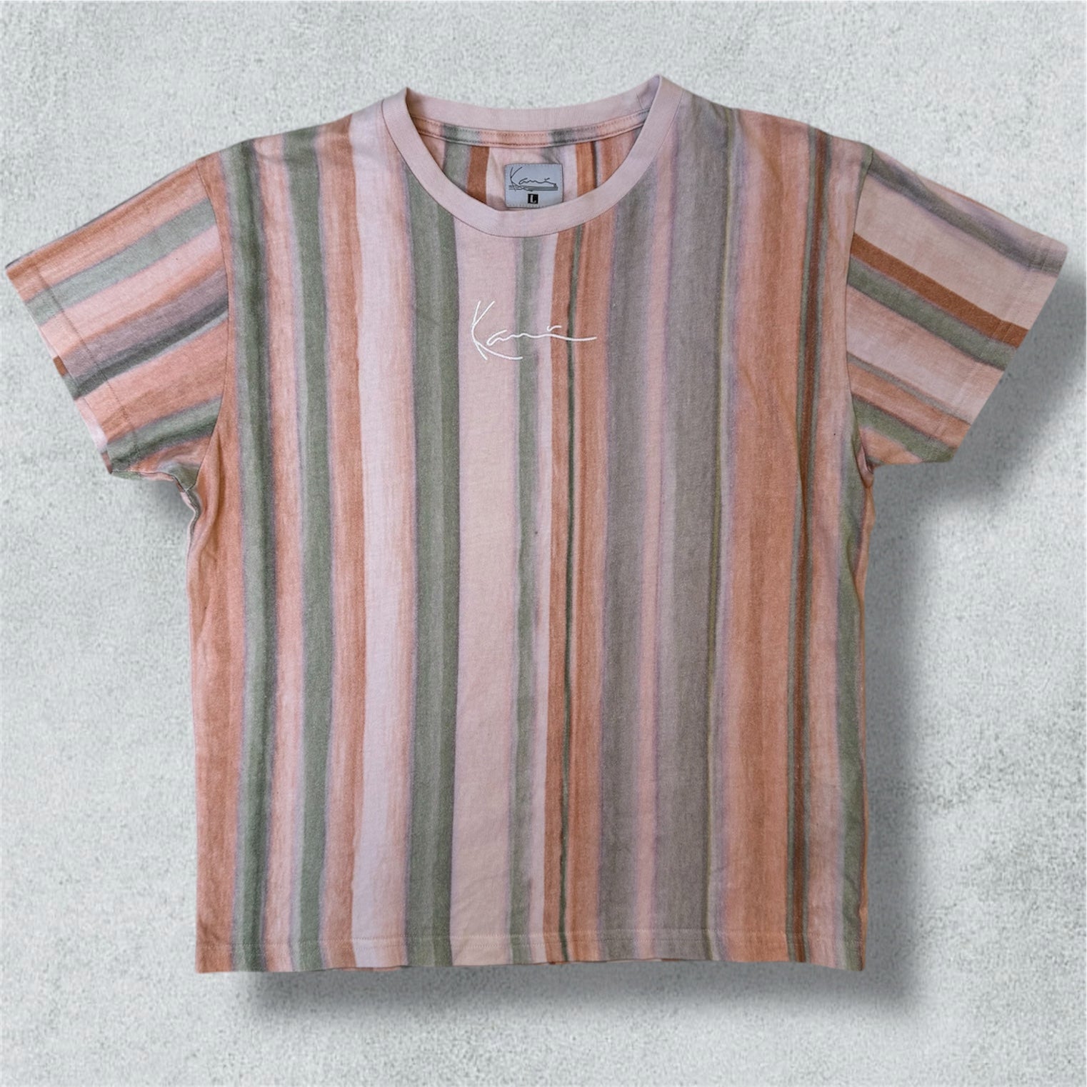 Karl Kani Multicolor Stripped Shirt (L) - NABE vintage