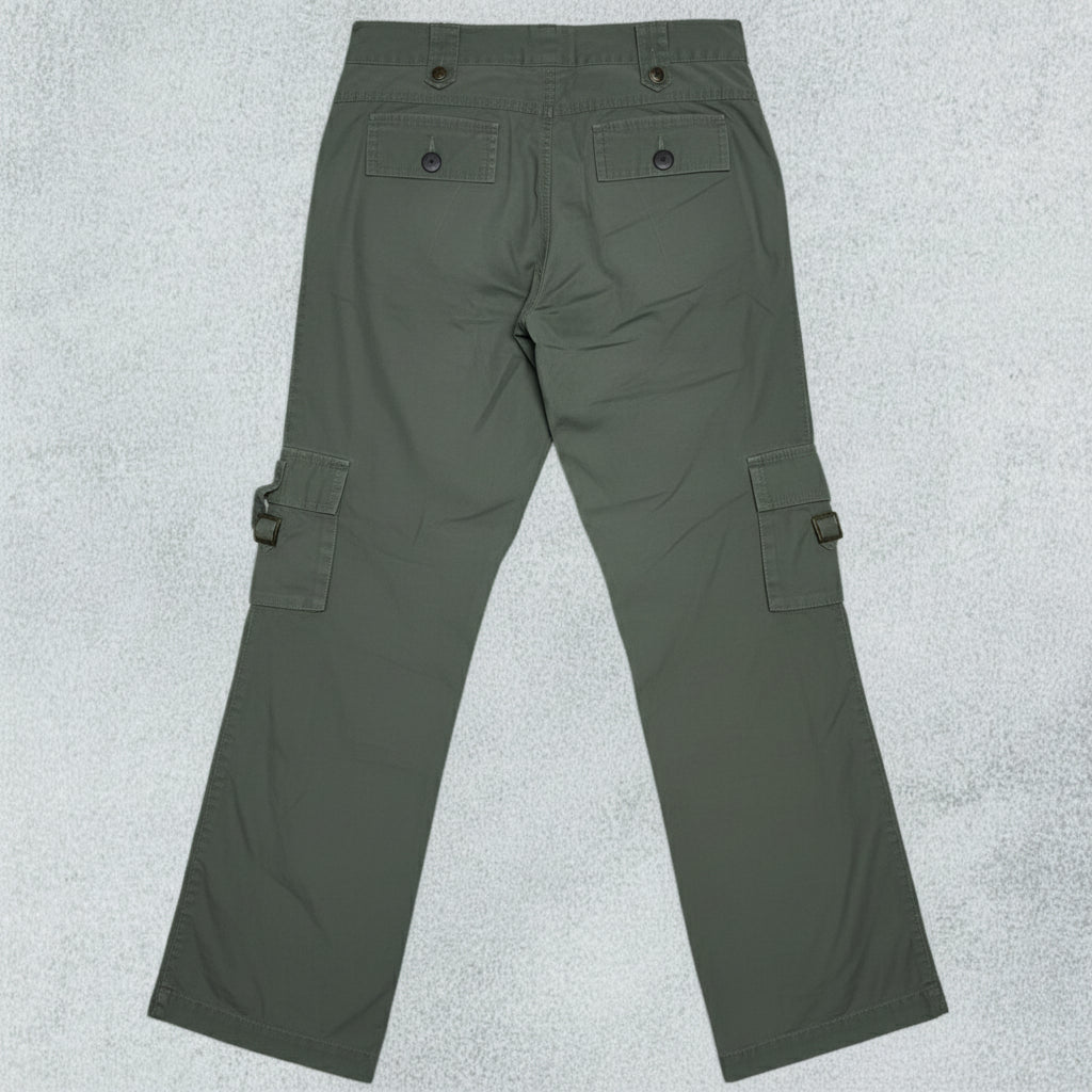Kaki Multi-pocket Cargo Pant
