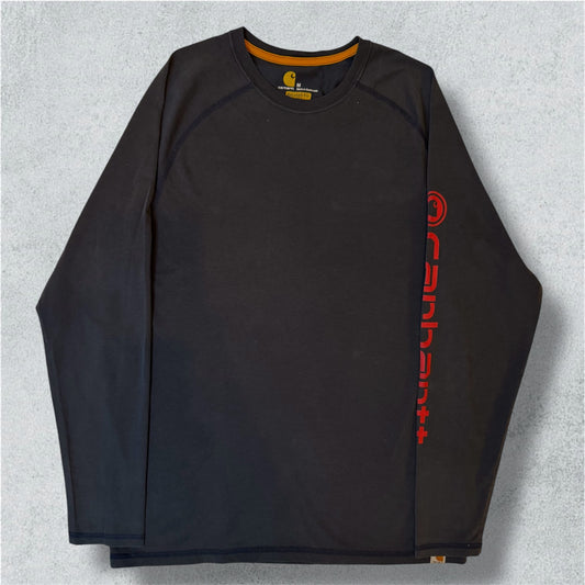 CARHARTT SPELLOUT LONG SLEEVE T-SHIRT (M) - NABE vintage