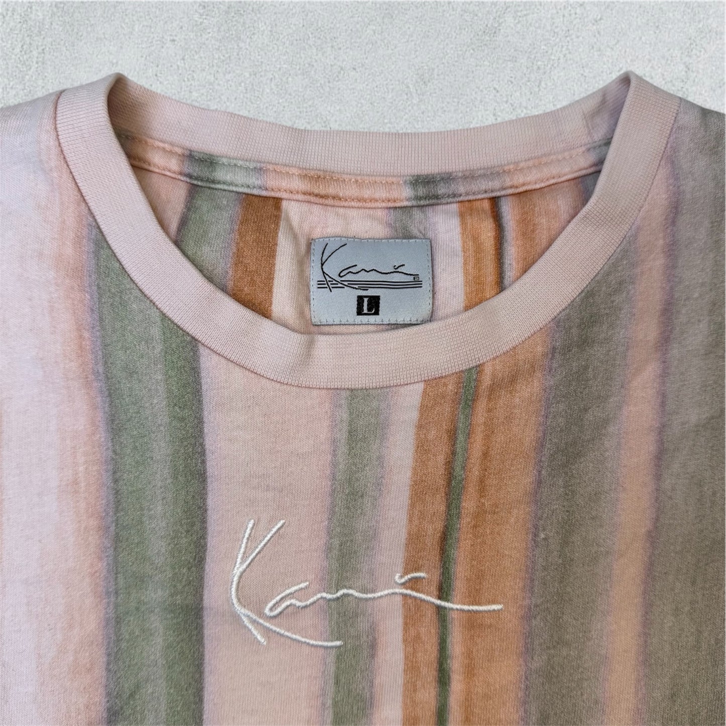 Karl Kani Multicolor Stripped Shirt (L) - NABE vintage