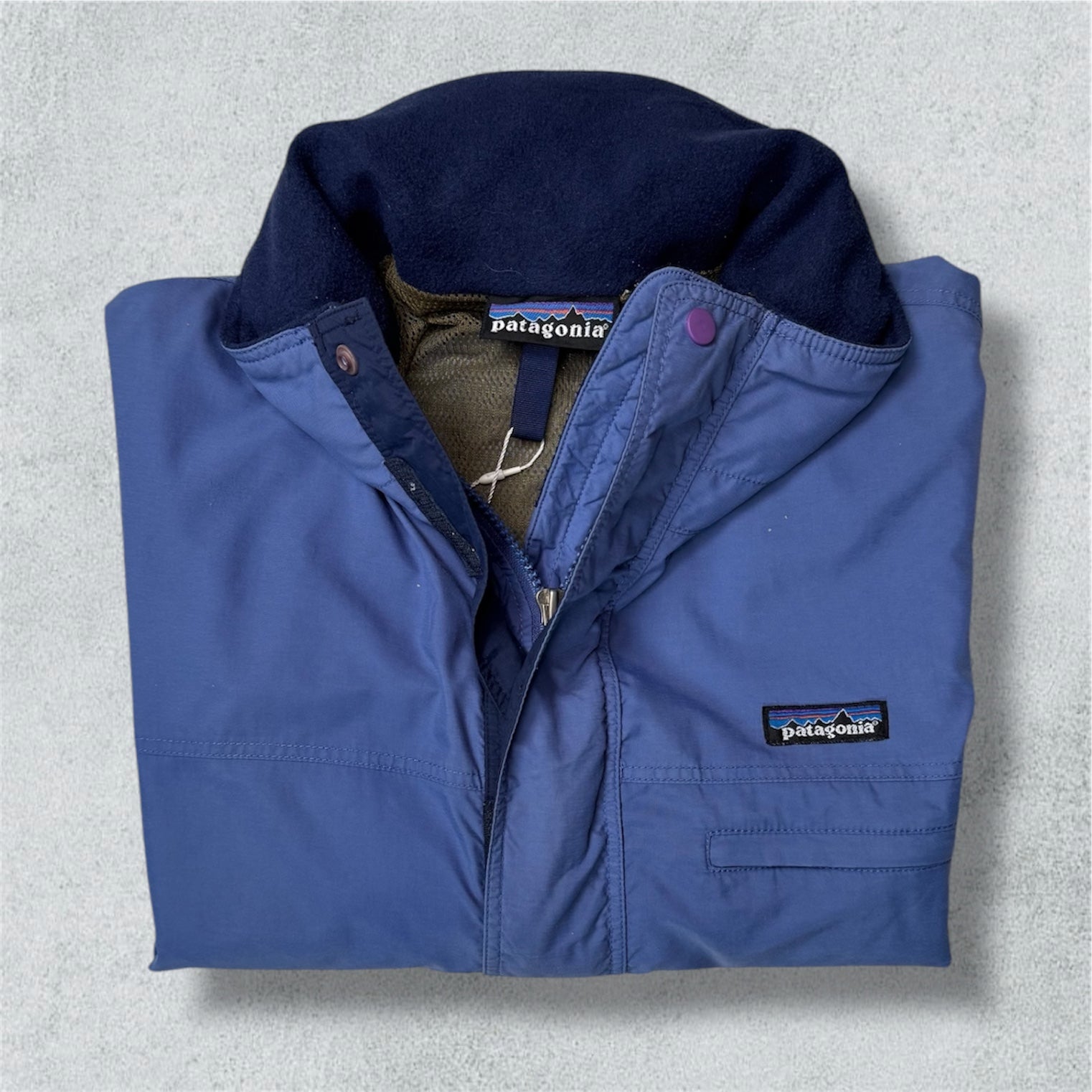 Vintage Patagonia Jacket Blue Full Zip (M) - NABE vintage